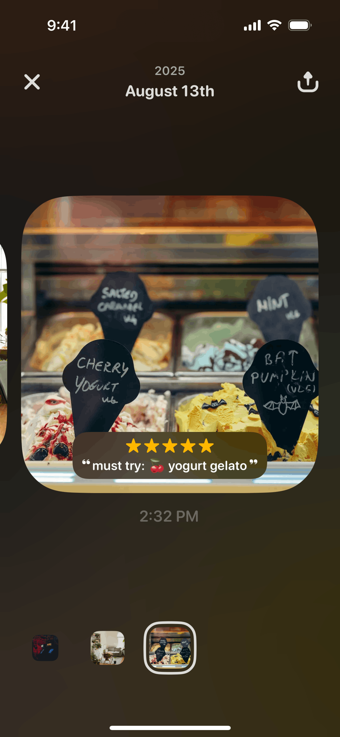 Locket iOS Photo & Video interface screenshot 1