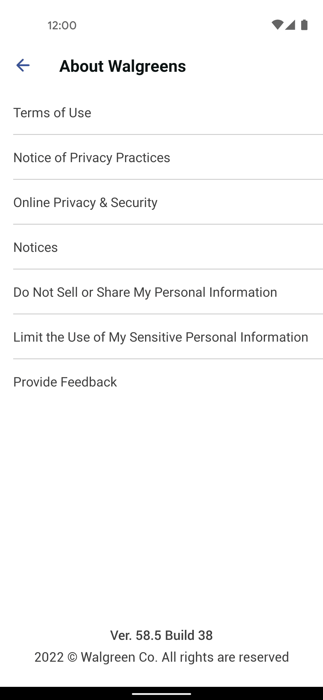 Walgreens Android Shopping interface screenshot 23