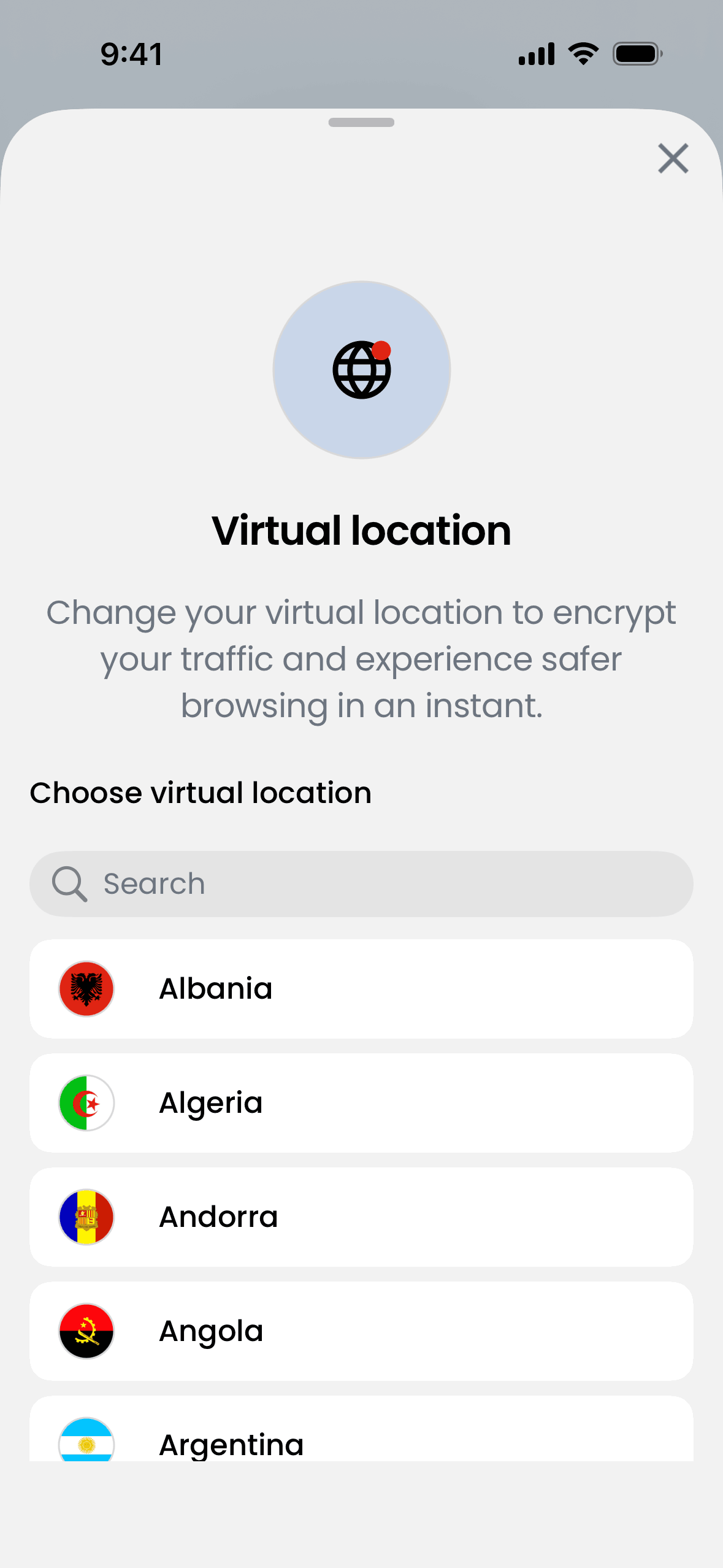 Saily iOS Travel & Transportation interface screenshot 11