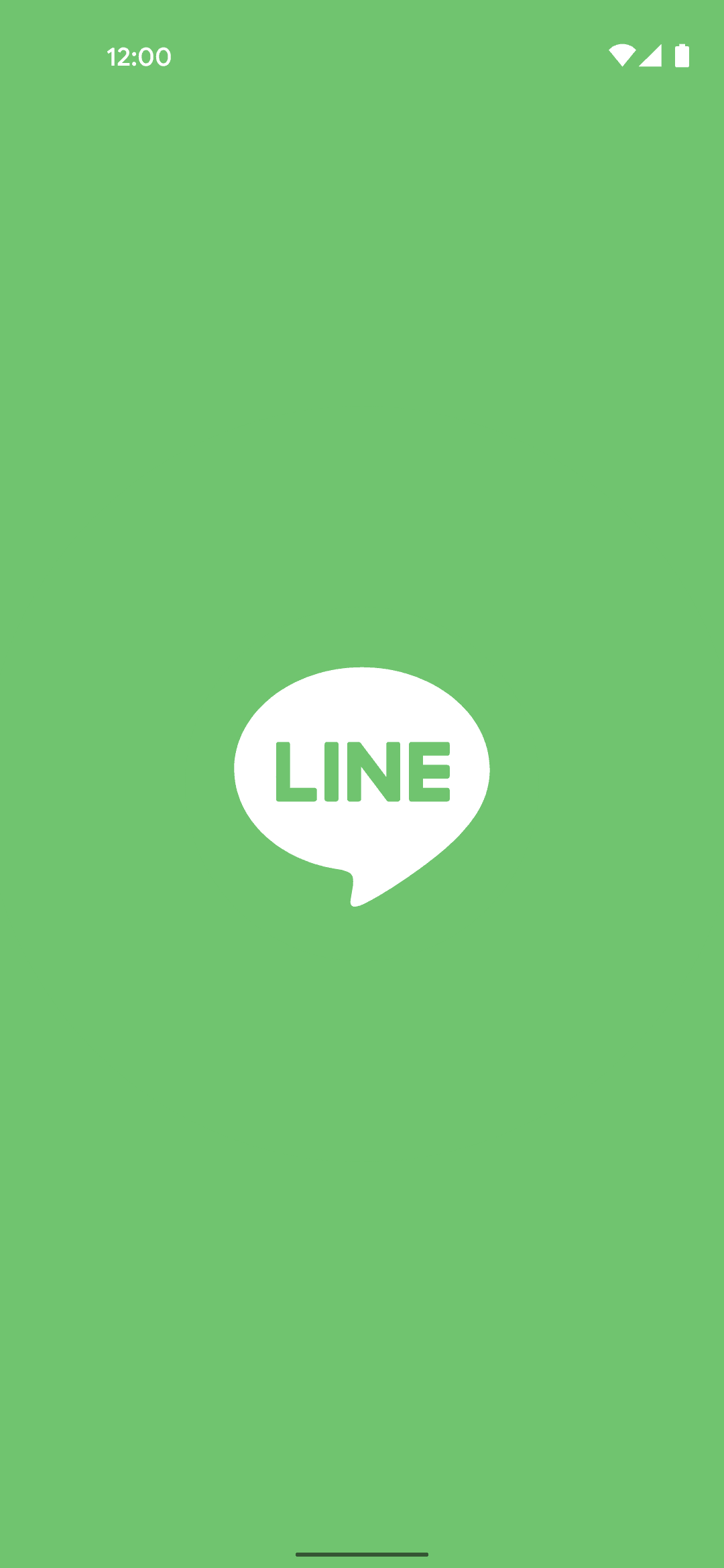 LINE Android Social Networking interface screenshot 1