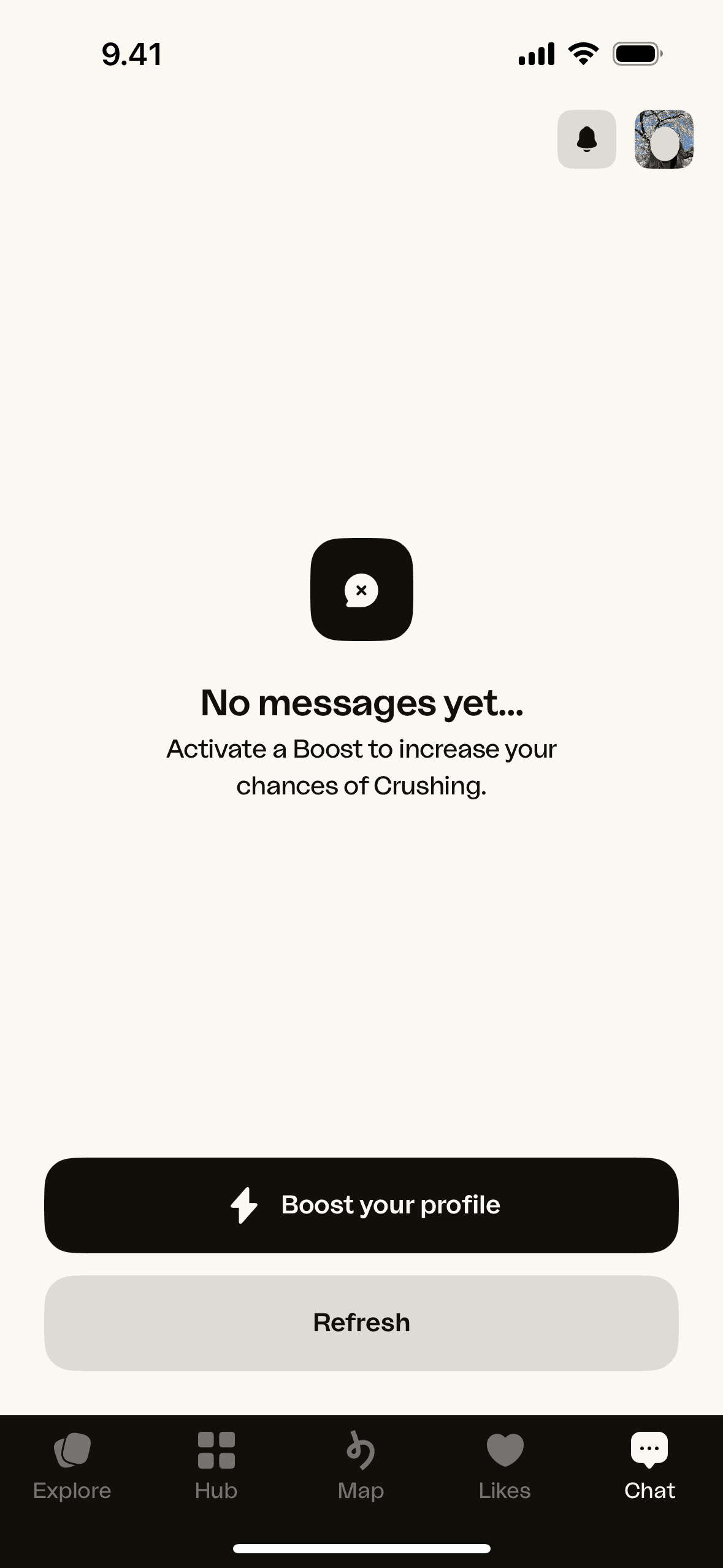 happn iOS Lifestyle interface screenshot 8