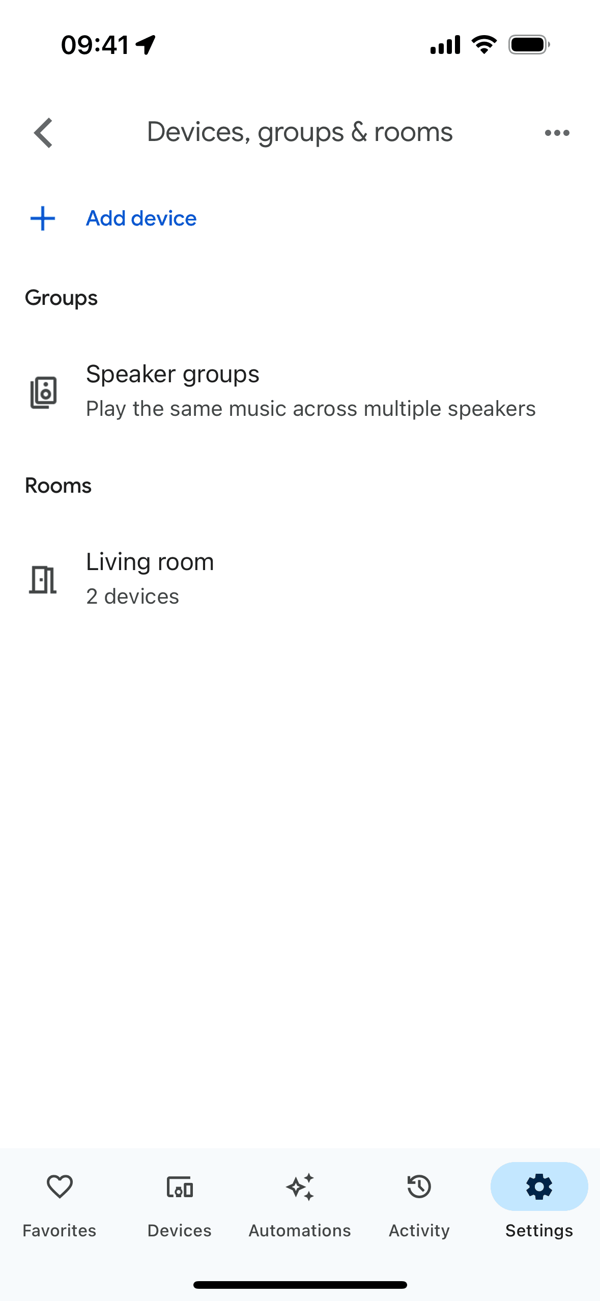 Google Home iOS AI interface screenshot 5