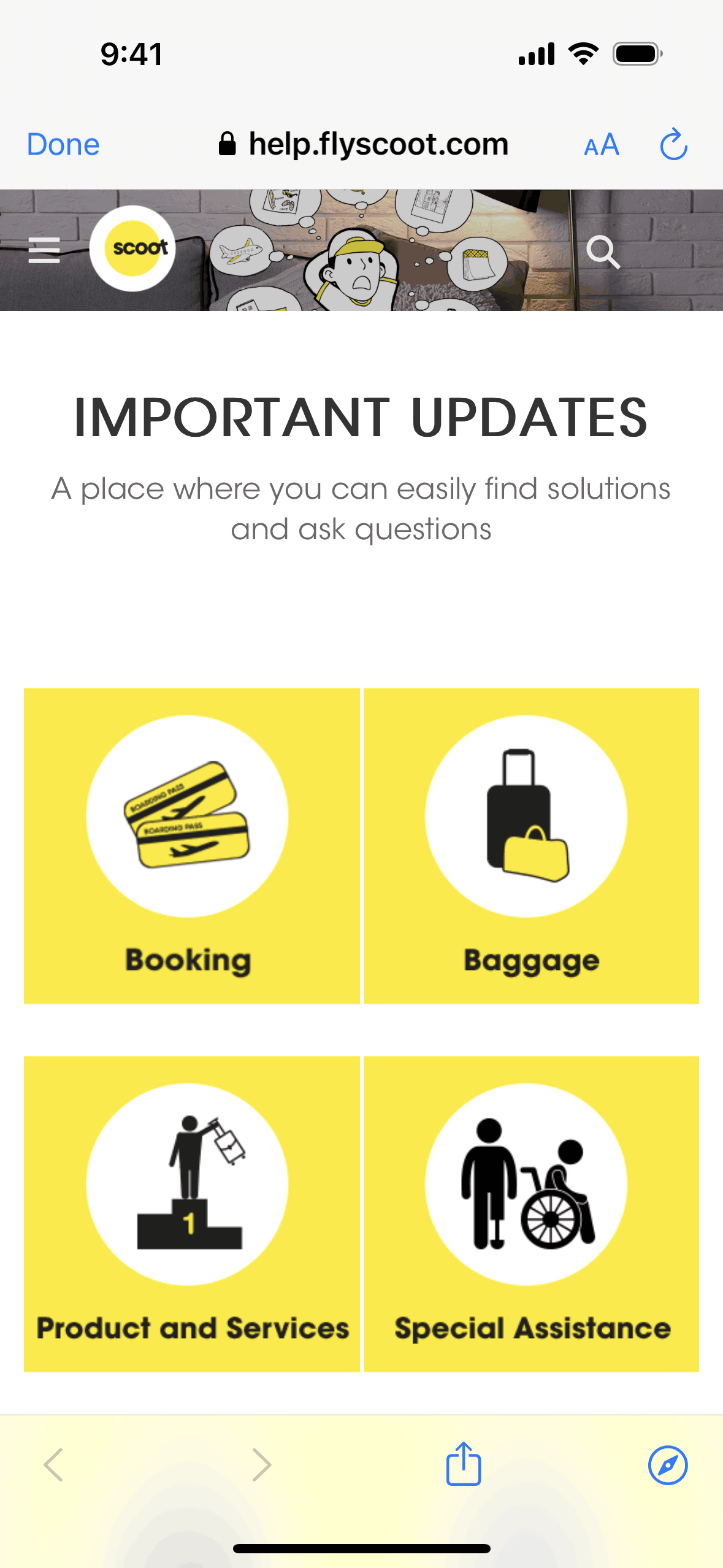 Scoot iOS Travel & Transportation interface screenshot 9