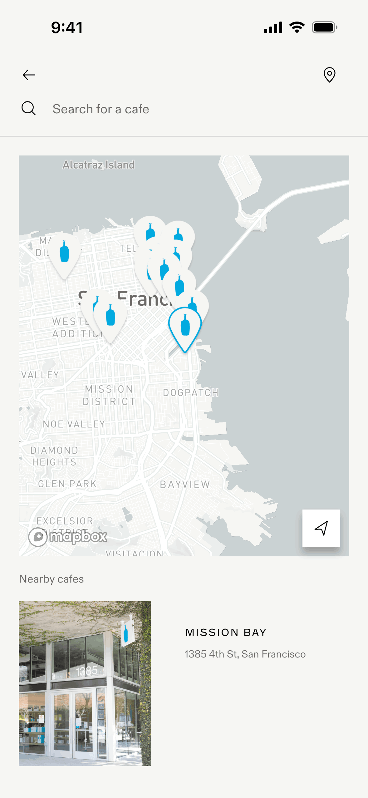 Blue Bottle Coffee iOS Food & Drink interface screenshot 3