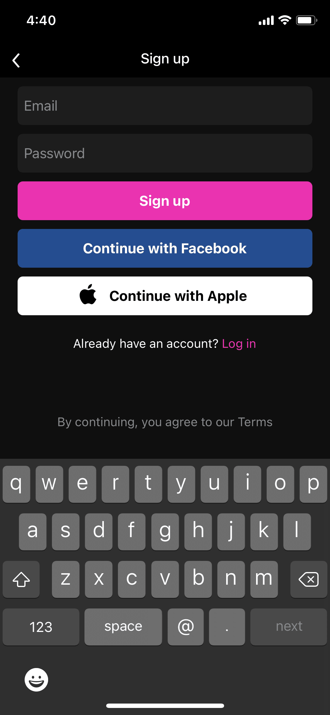 Neverthink iOS Entertainment interface screenshot 20