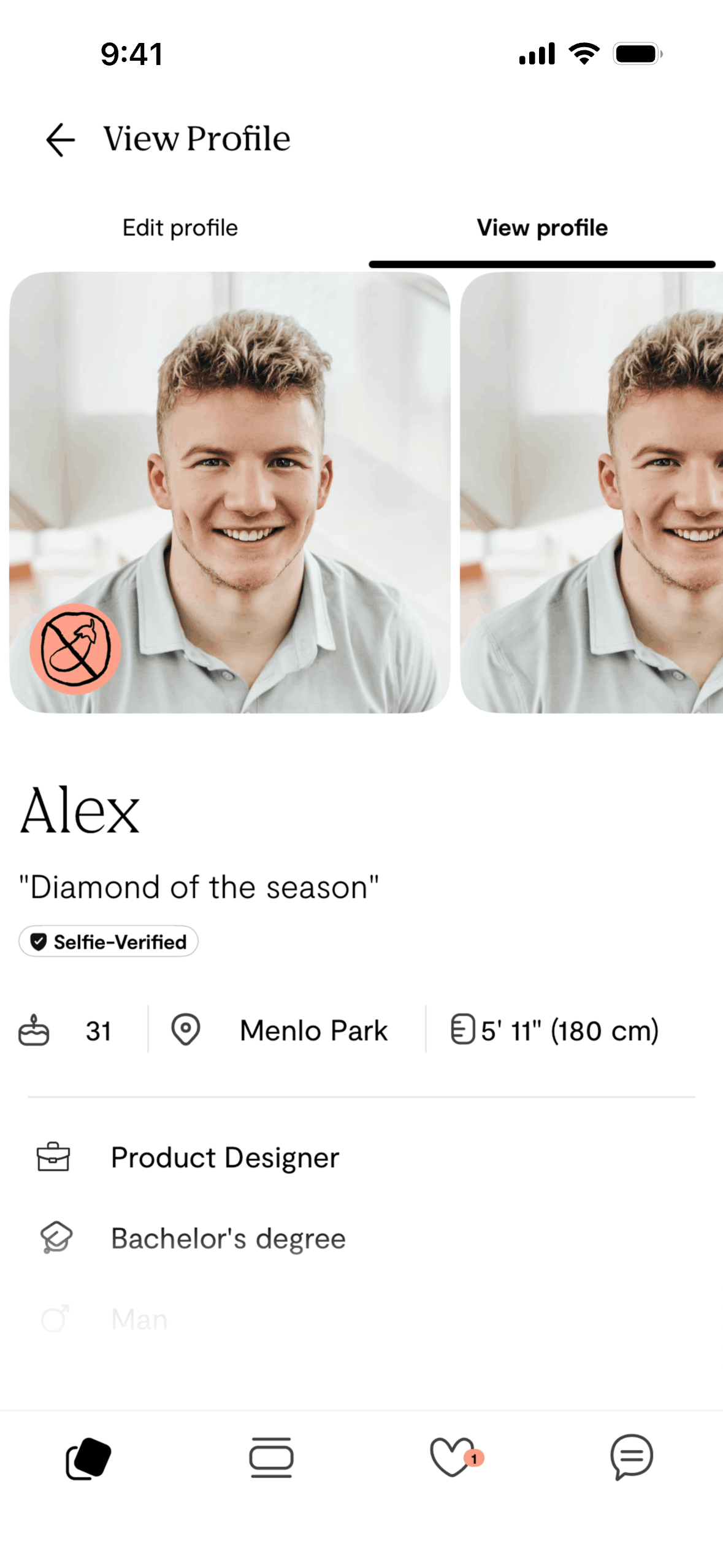 Plenty of Fish iOS dating interface screenshot 22