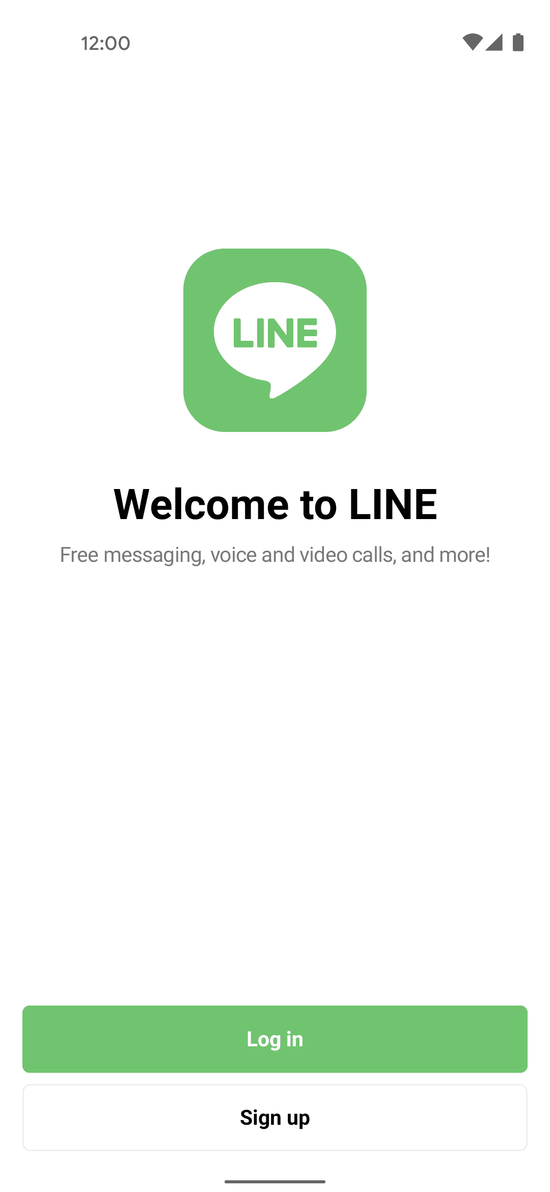 LINE Android Social Networking interface screenshot 6