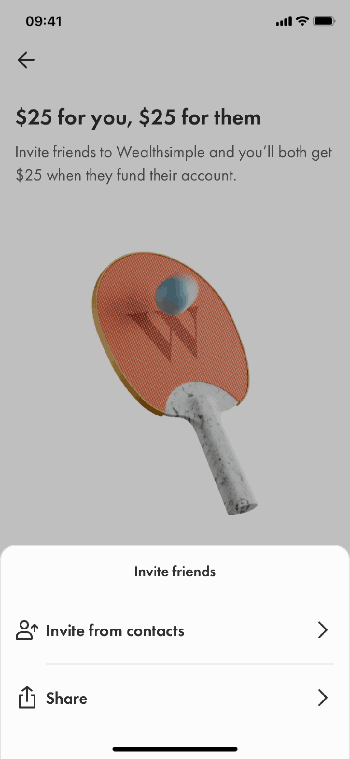 Wealthsimple iOS Finance interface screenshot 14