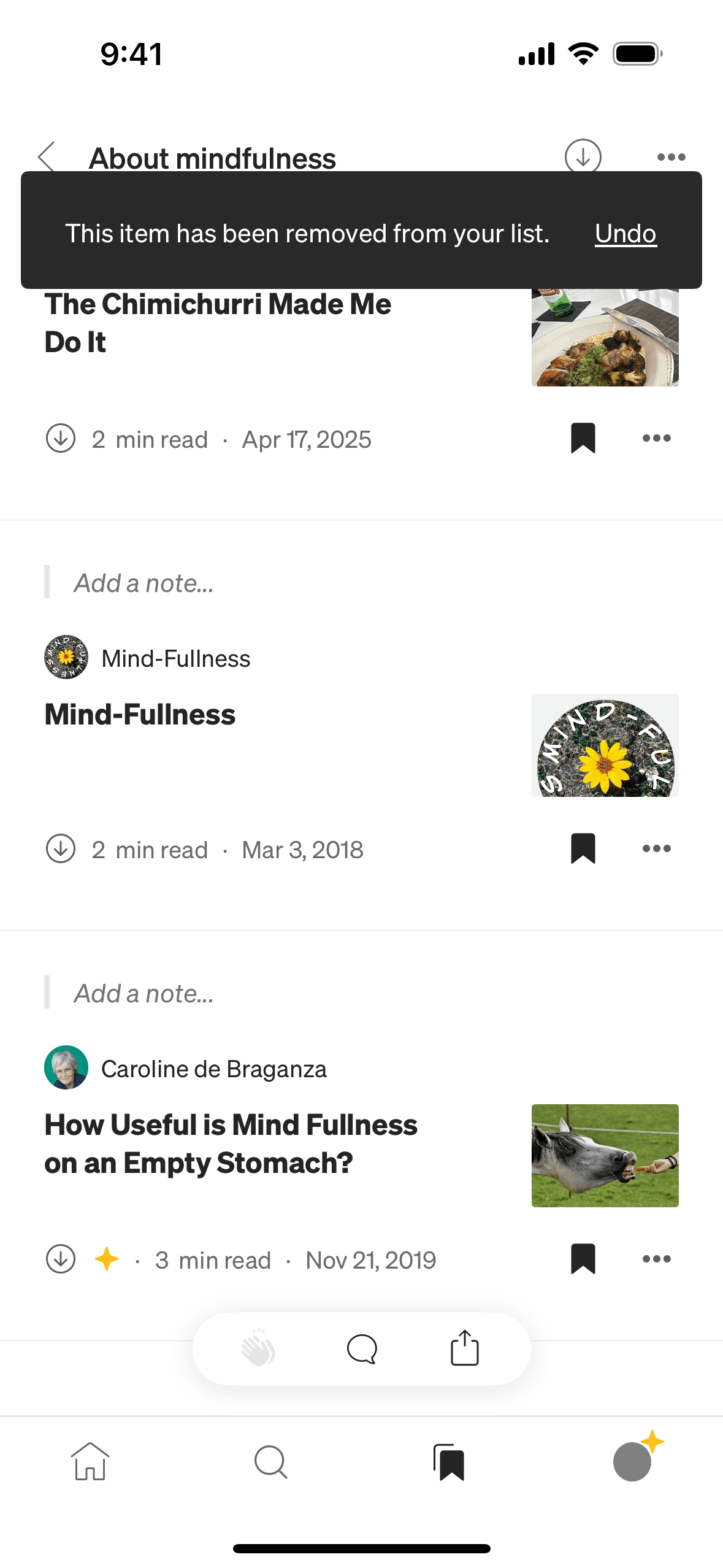 Medium iOS News interface screenshot 18