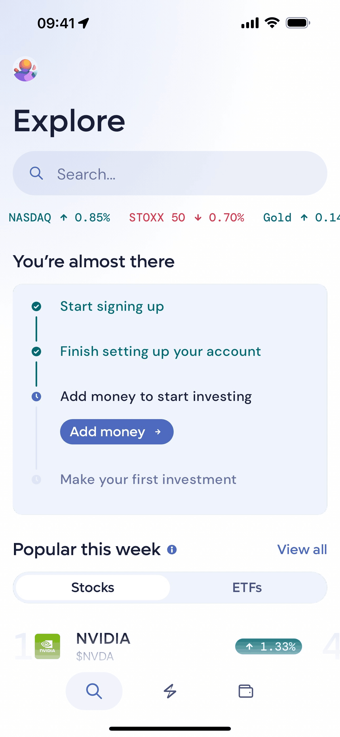 Lightyear iOS Finance interface screenshot 14