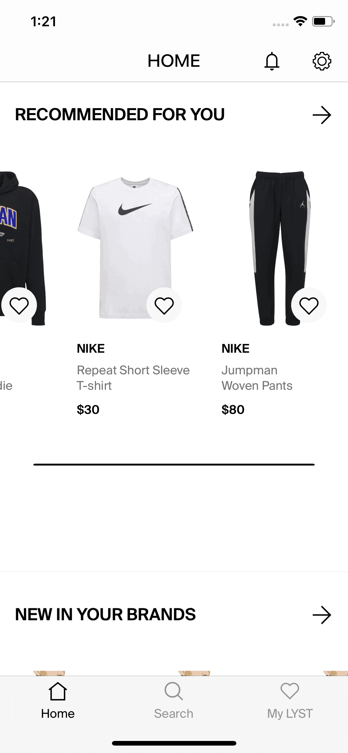 Lyst iOS Shopping interface screenshot 19