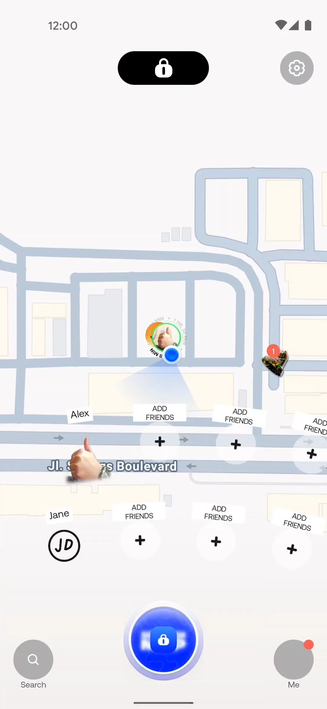 Bump Android Social Networking interface screenshot 4