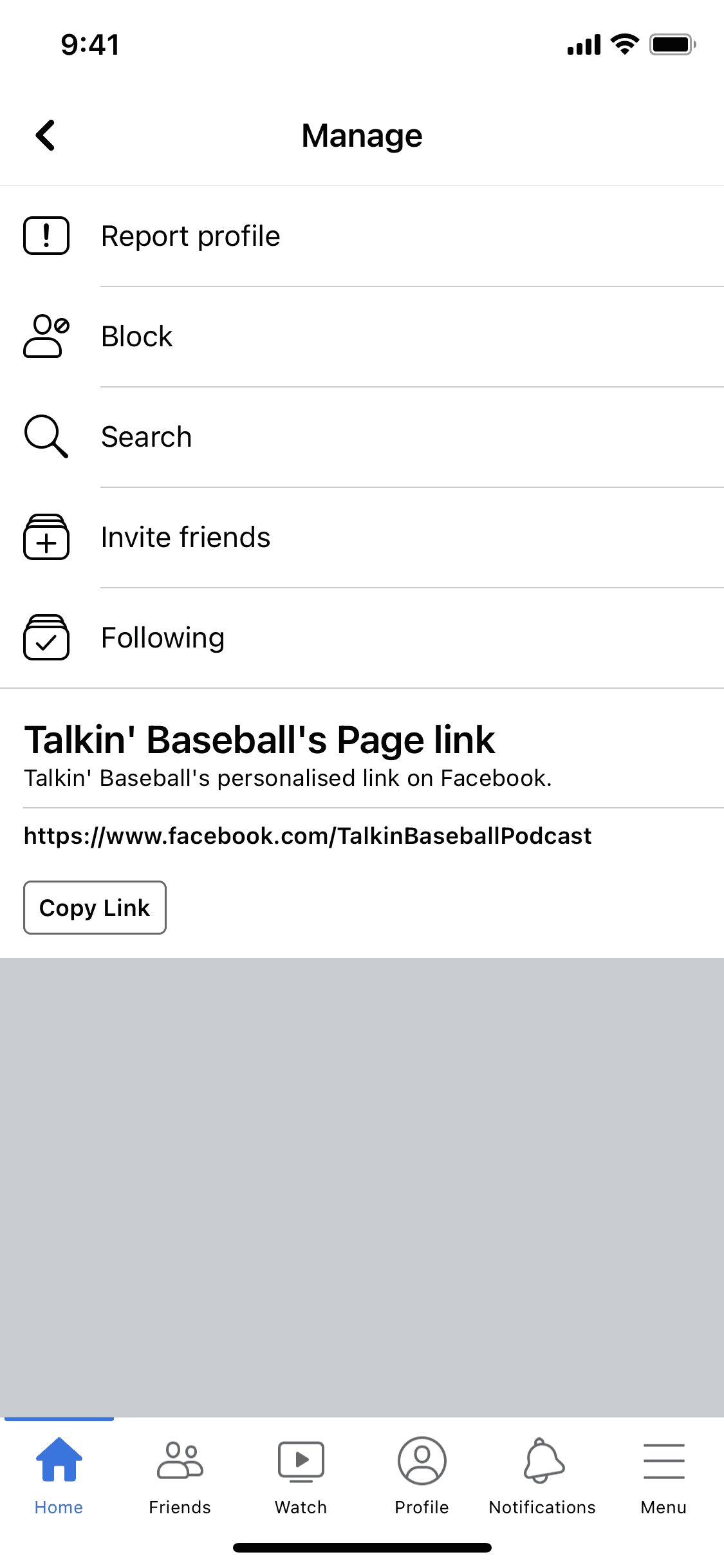 Facebook iOS Social Networking interface screenshot 15