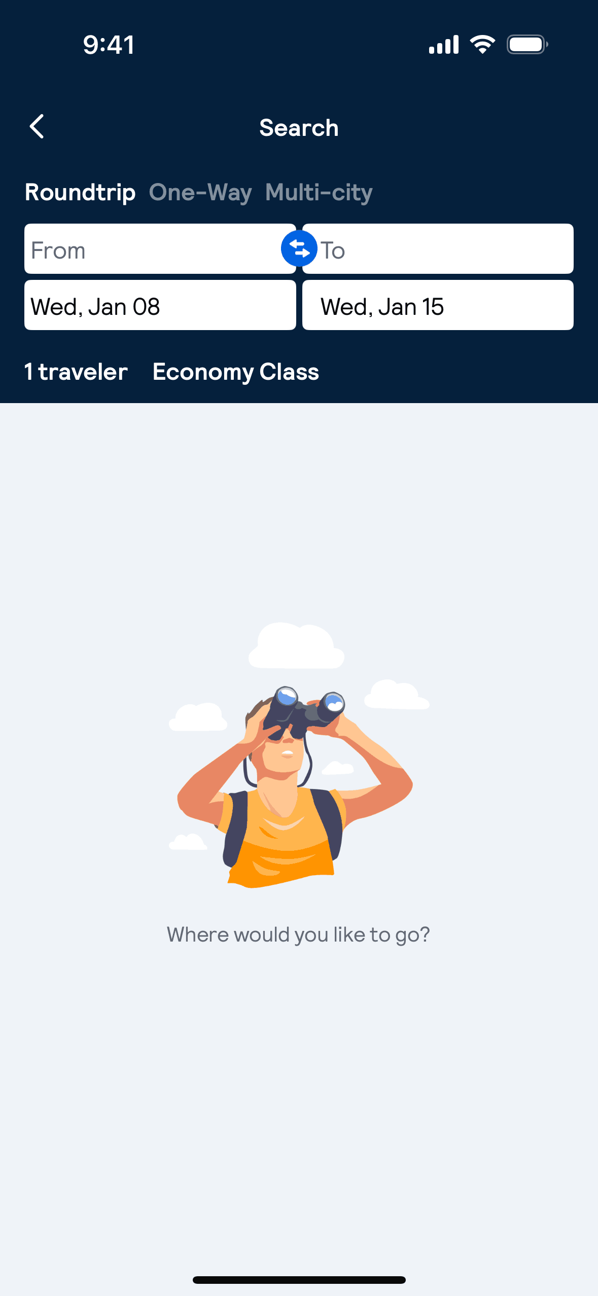 Skyscanner iOS Travel & Transportation interface screenshot 16