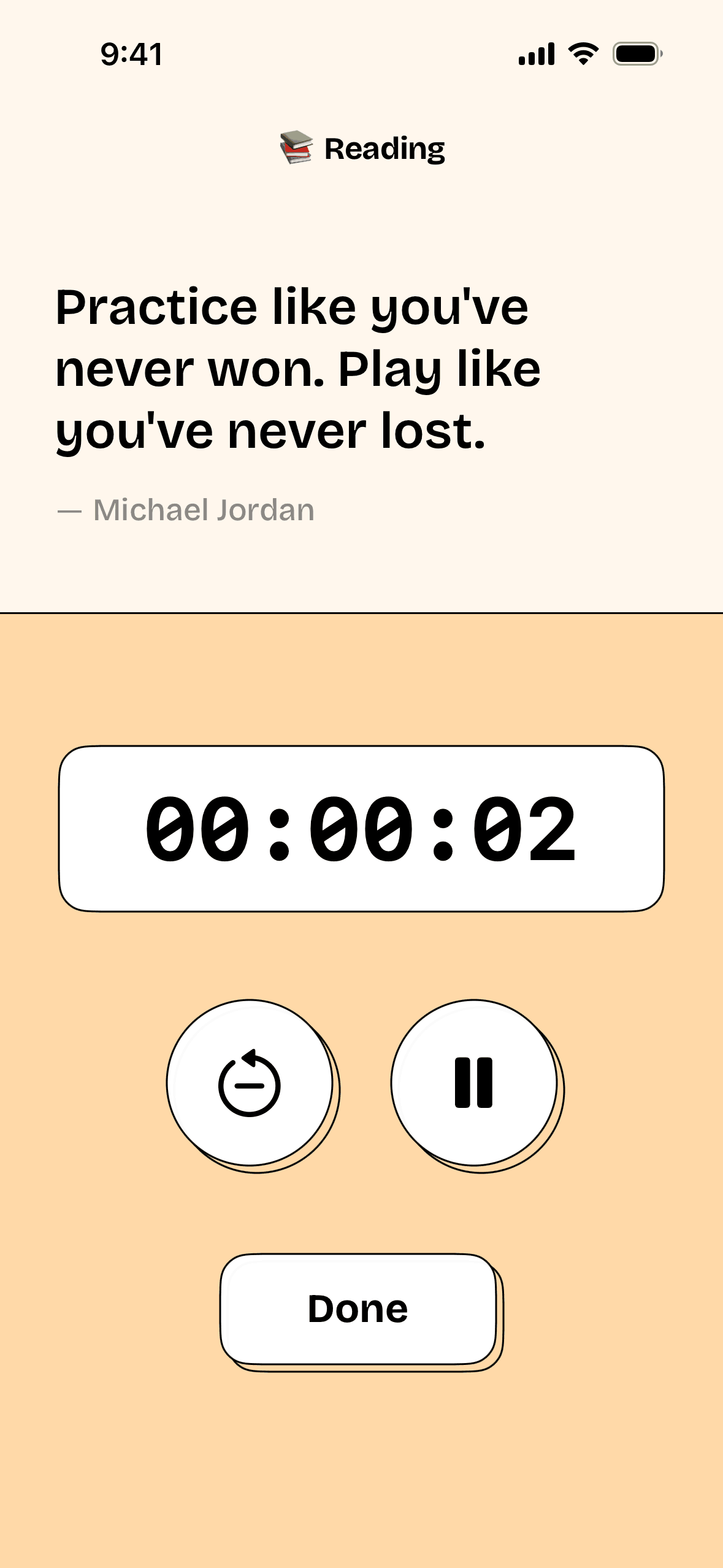 timespent iOS Productivity interface screenshot 14