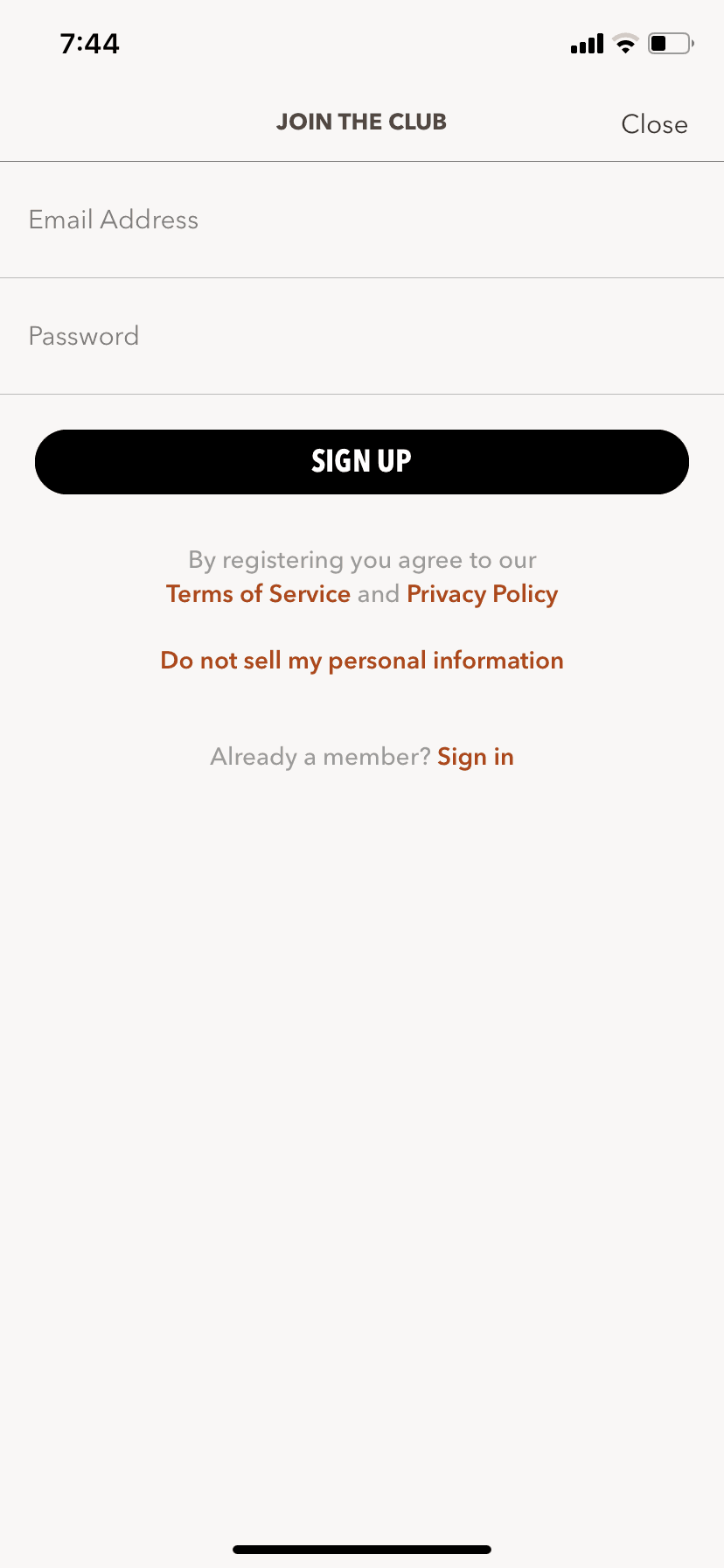 Dollar Shave Club iOS Shopping interface screenshot 3