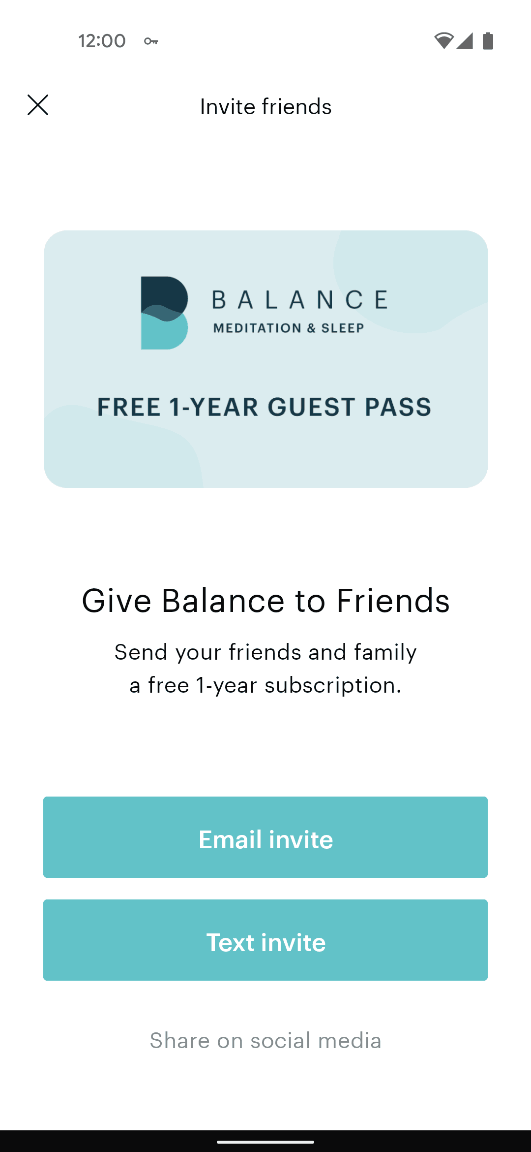 Balance Android Health & Fitness interface screenshot 19