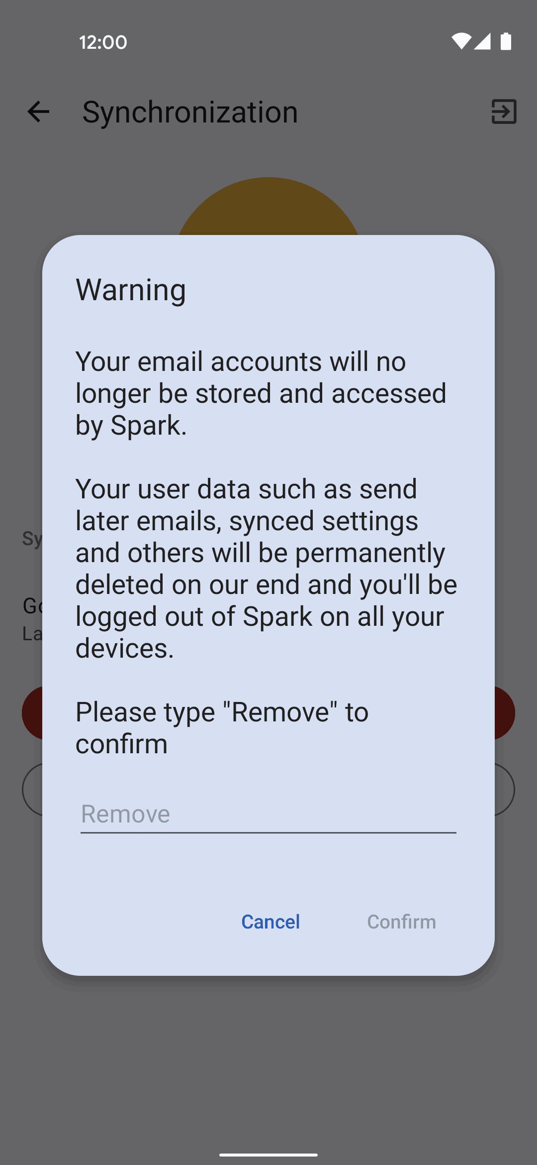 Spark Mail Android AI interface screenshot 16