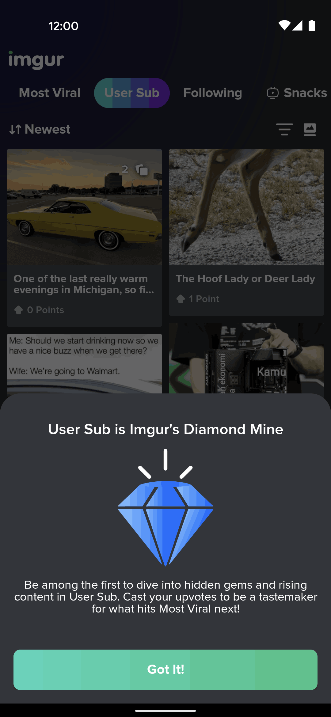 Imgur Android Photo & Video interface screenshot 11