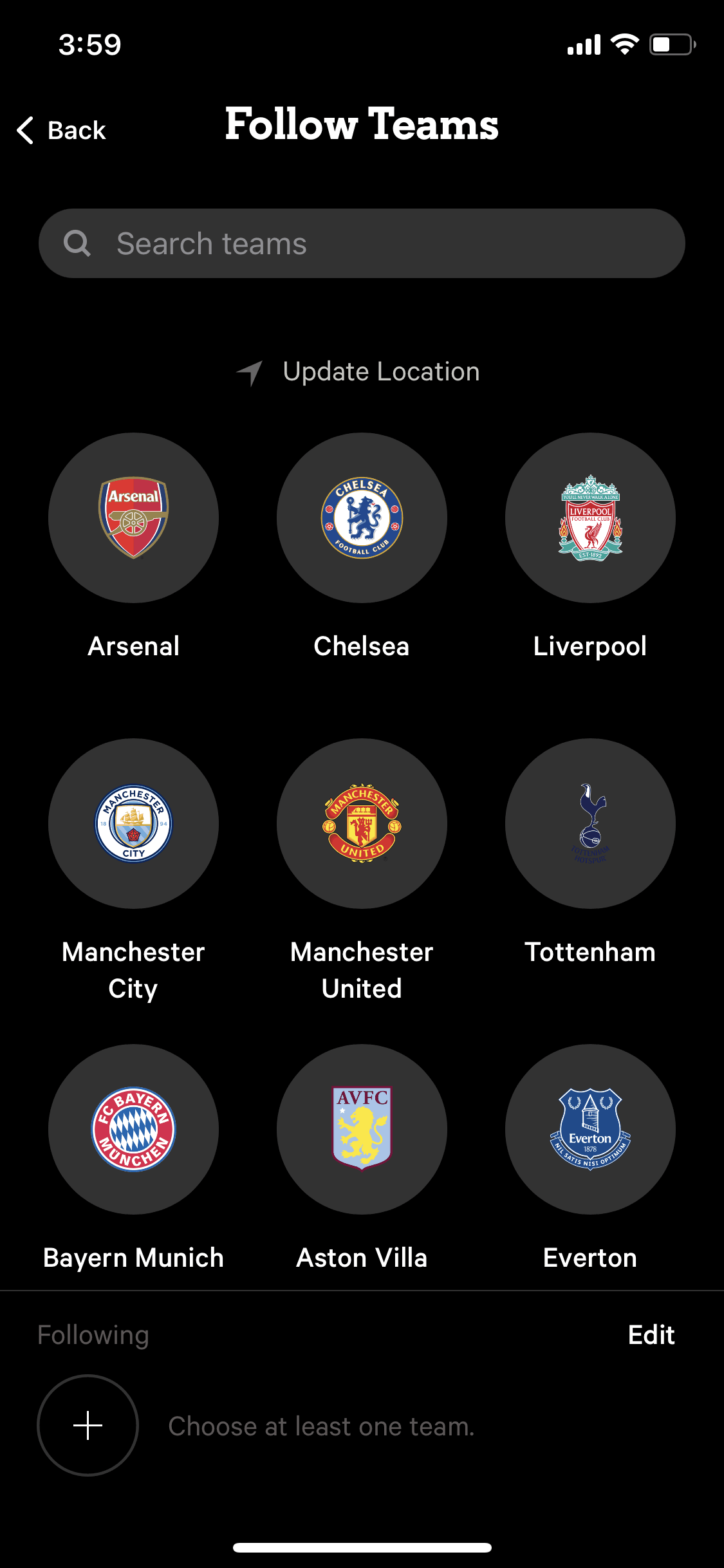 The Athletic iOS Sports interface screenshot 3