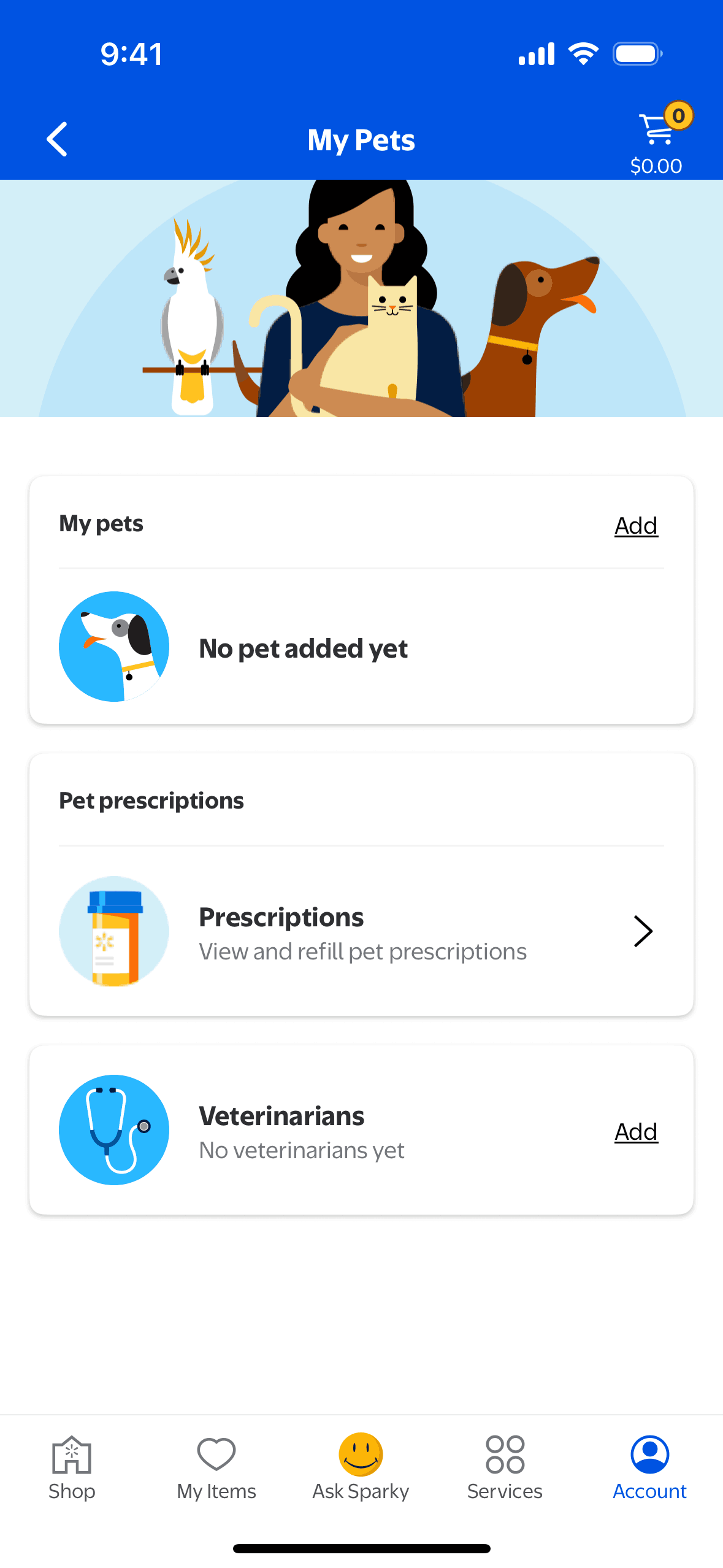 Walmart iOS Shopping interface screenshot 2