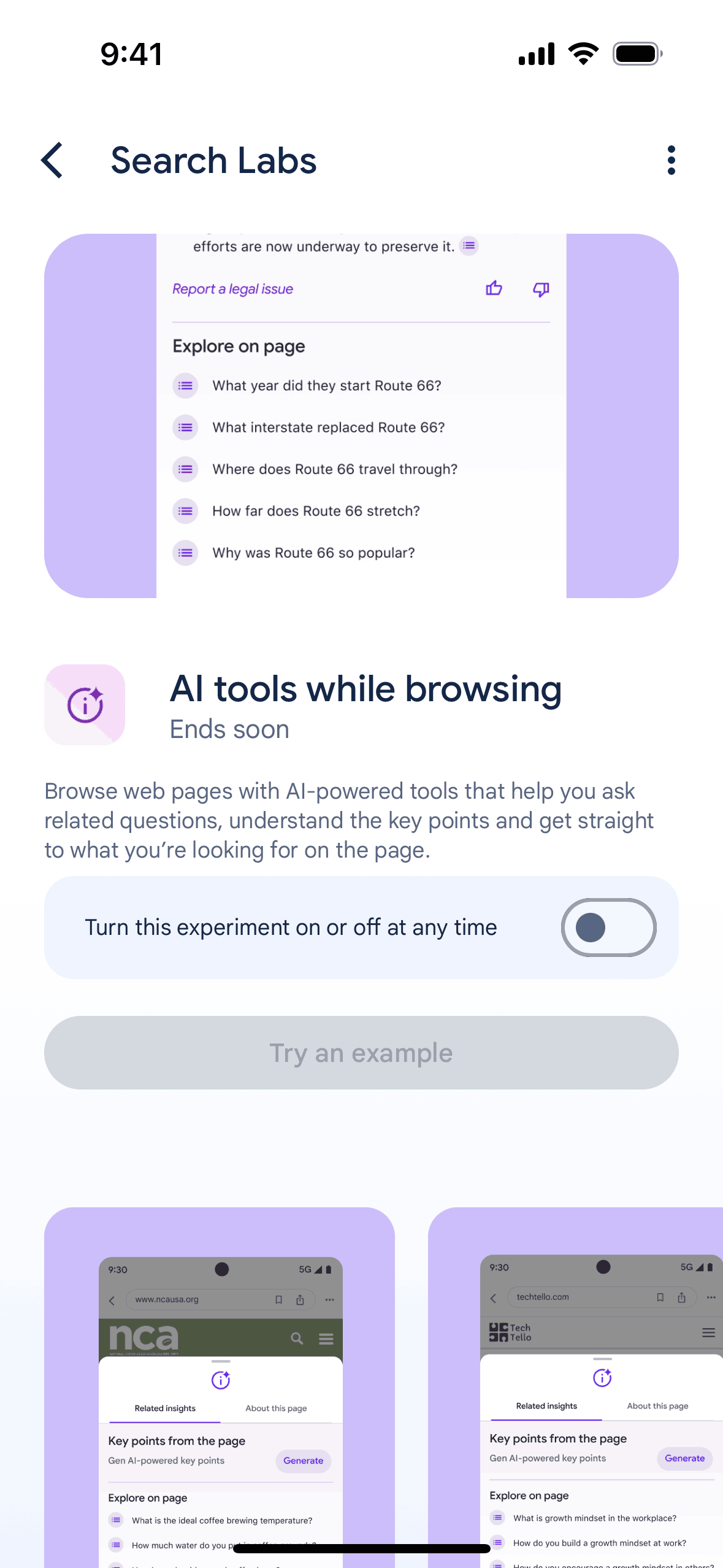 Google iOS AI interface screenshot 22