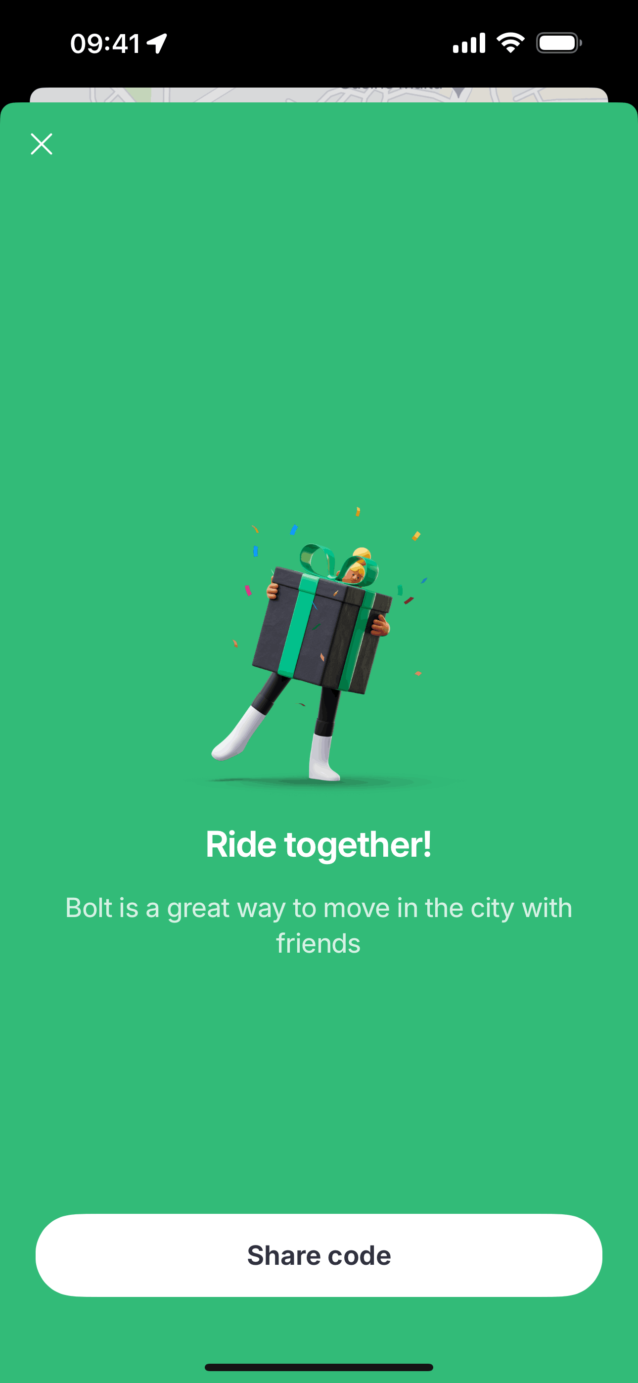 Bolt iOS Travel & Transportation interface screenshot 21