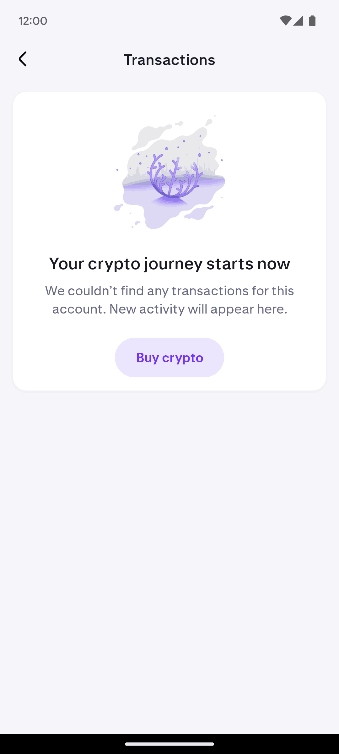 Kraken Android Finance interface screenshot 3