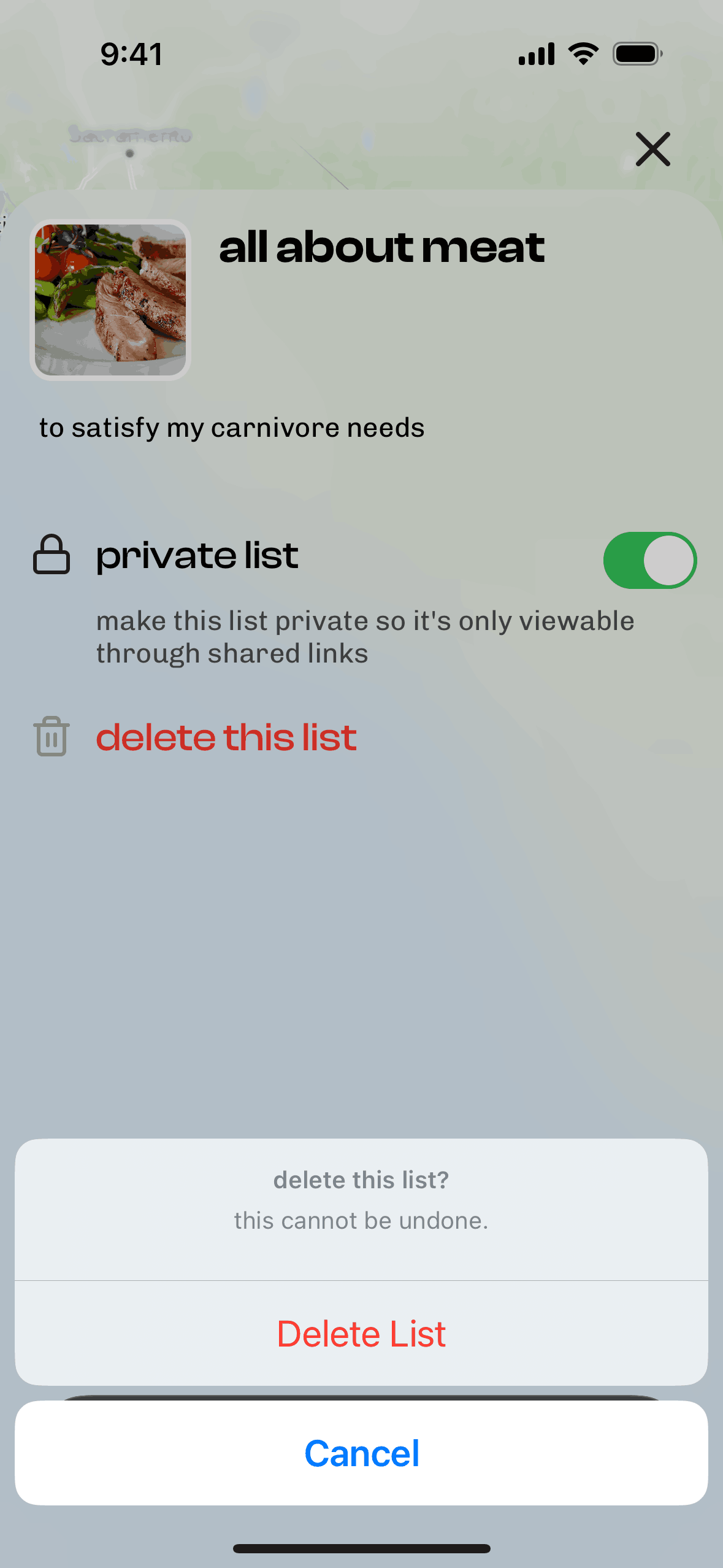 Corner iOS Social Networking interface screenshot 16