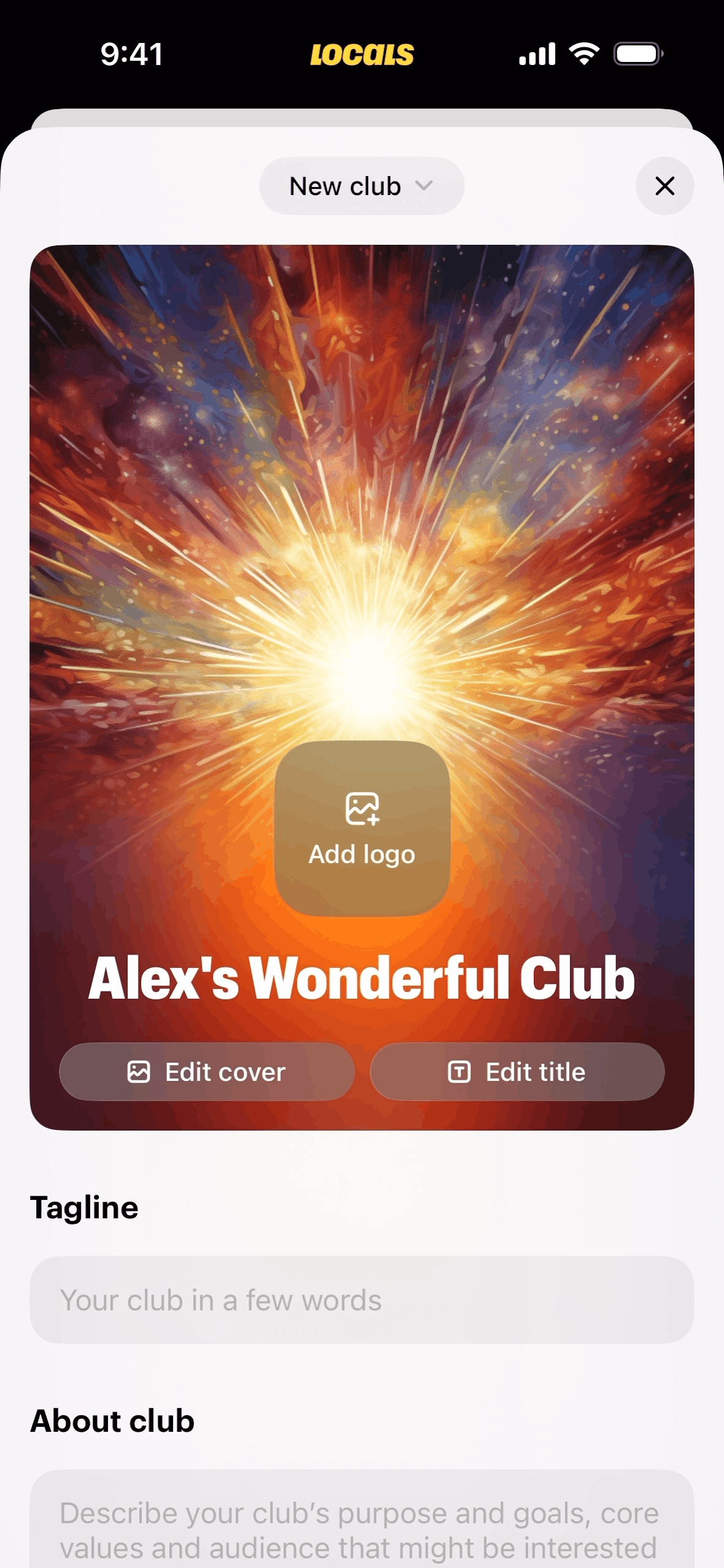 Locals iOS Social Networking interface screenshot 12