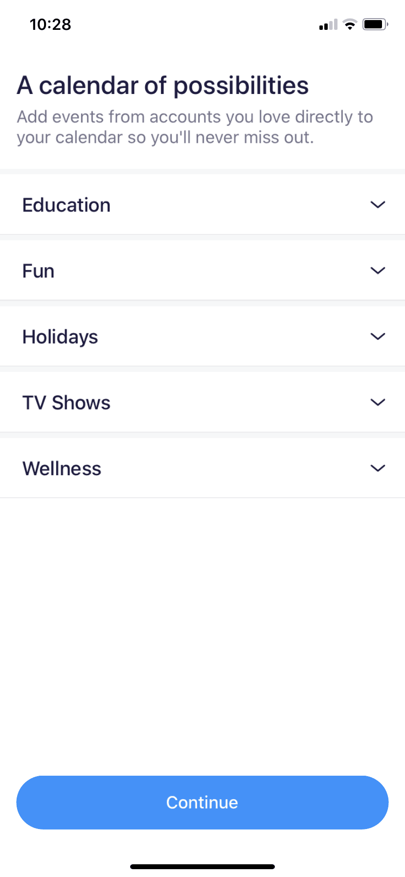 IRL iOS Social Networking interface screenshot 8