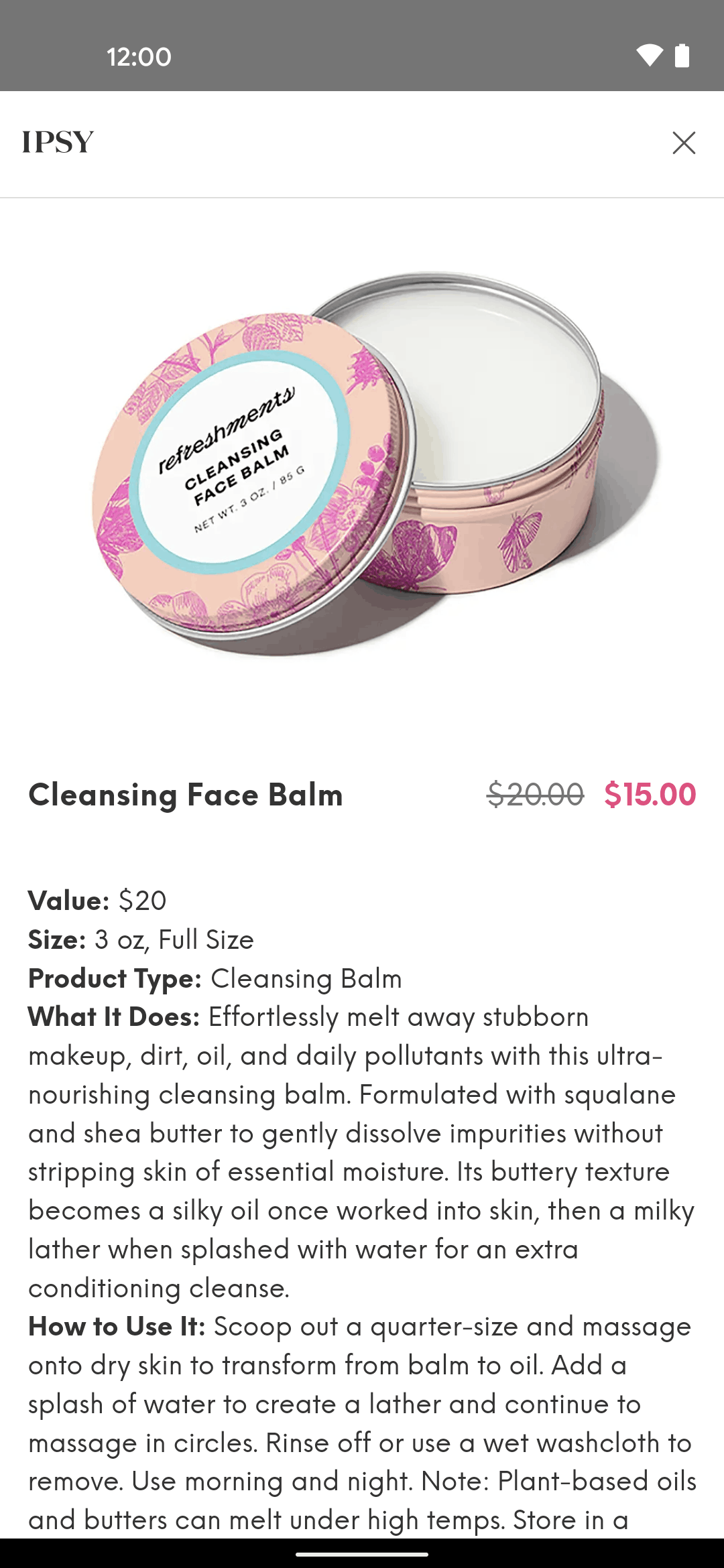 IPSY Android Shopping interface screenshot 12