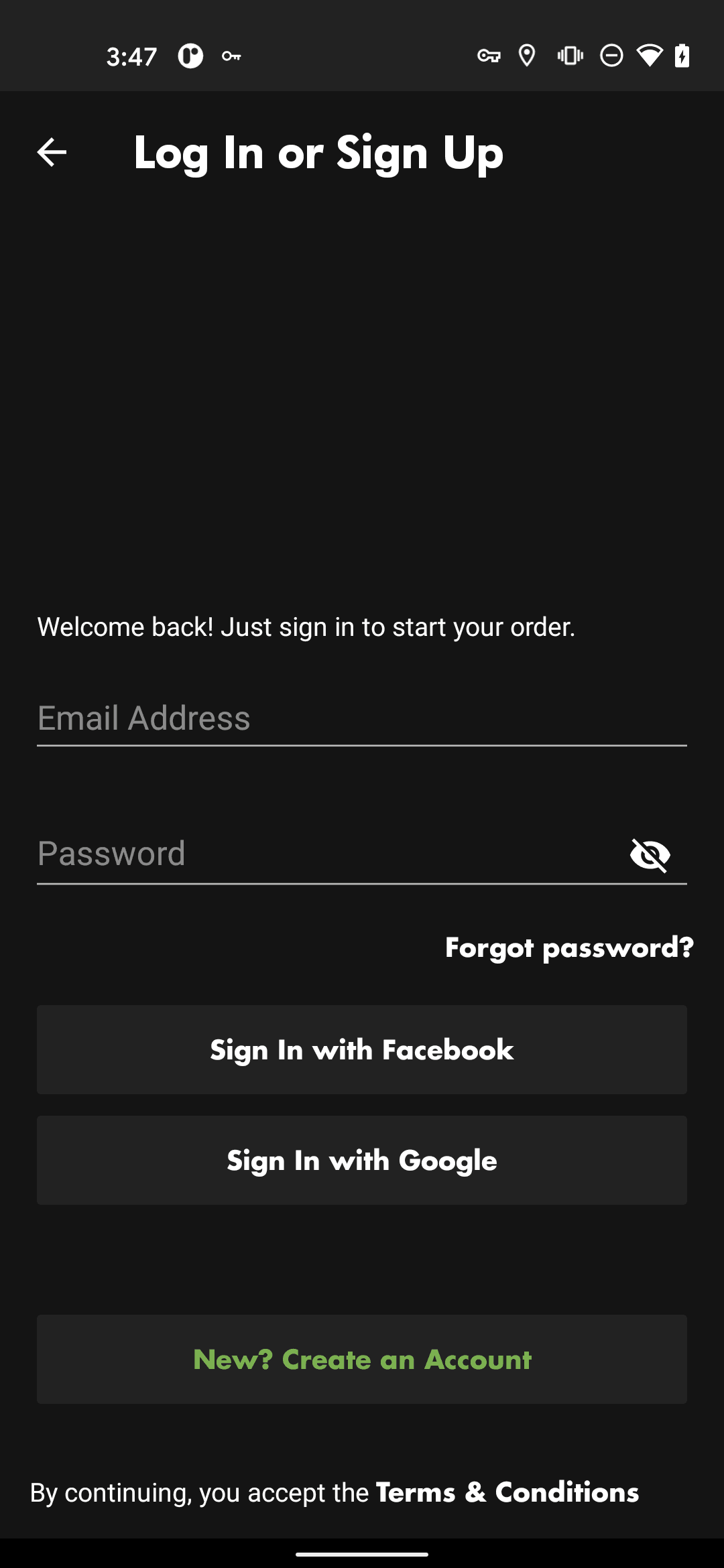 Shake Shack Android Food & Drink interface screenshot 9