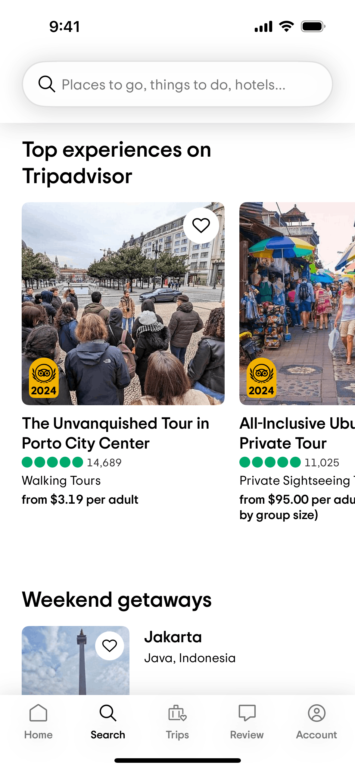 Tripadvisor iOS Travel & Transportation interface screenshot 13