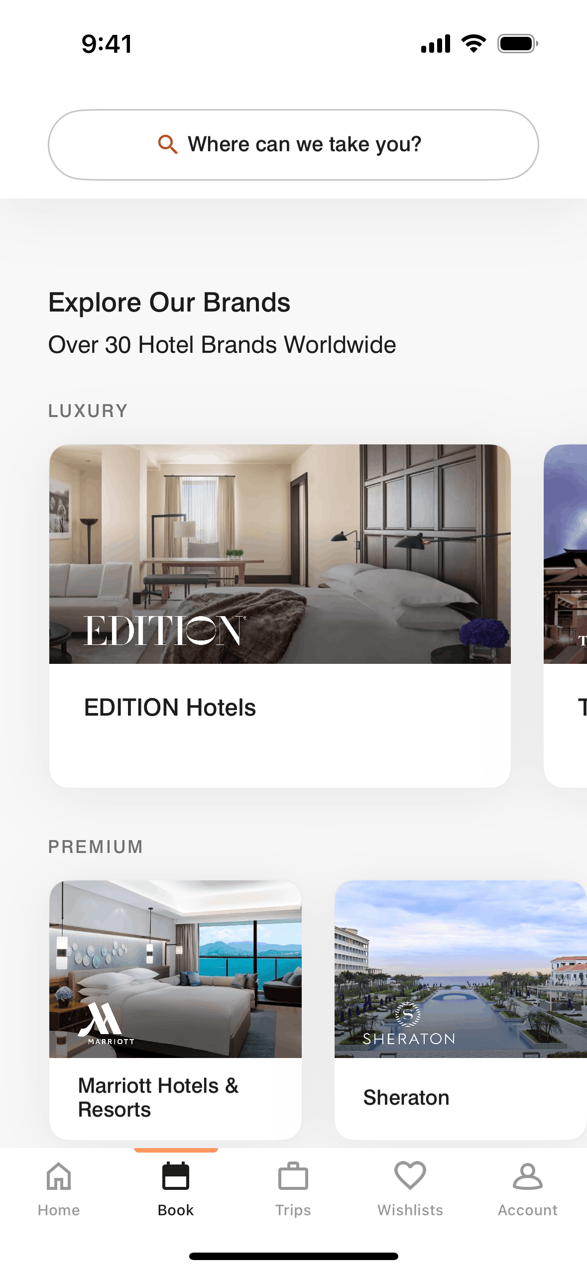 Marriott Bonvoy iOS Travel & Transportation interface screenshot 4