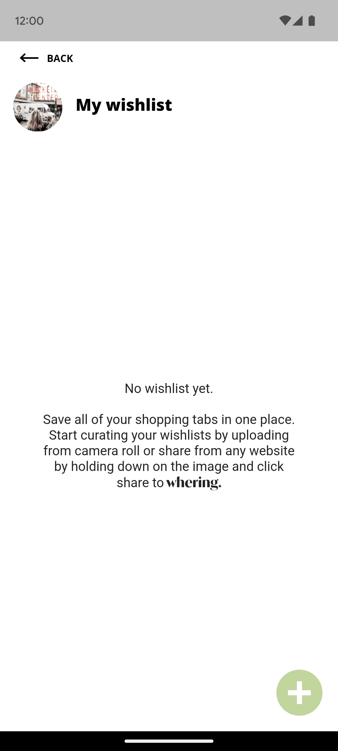 Whering Android Lifestyle interface screenshot 9