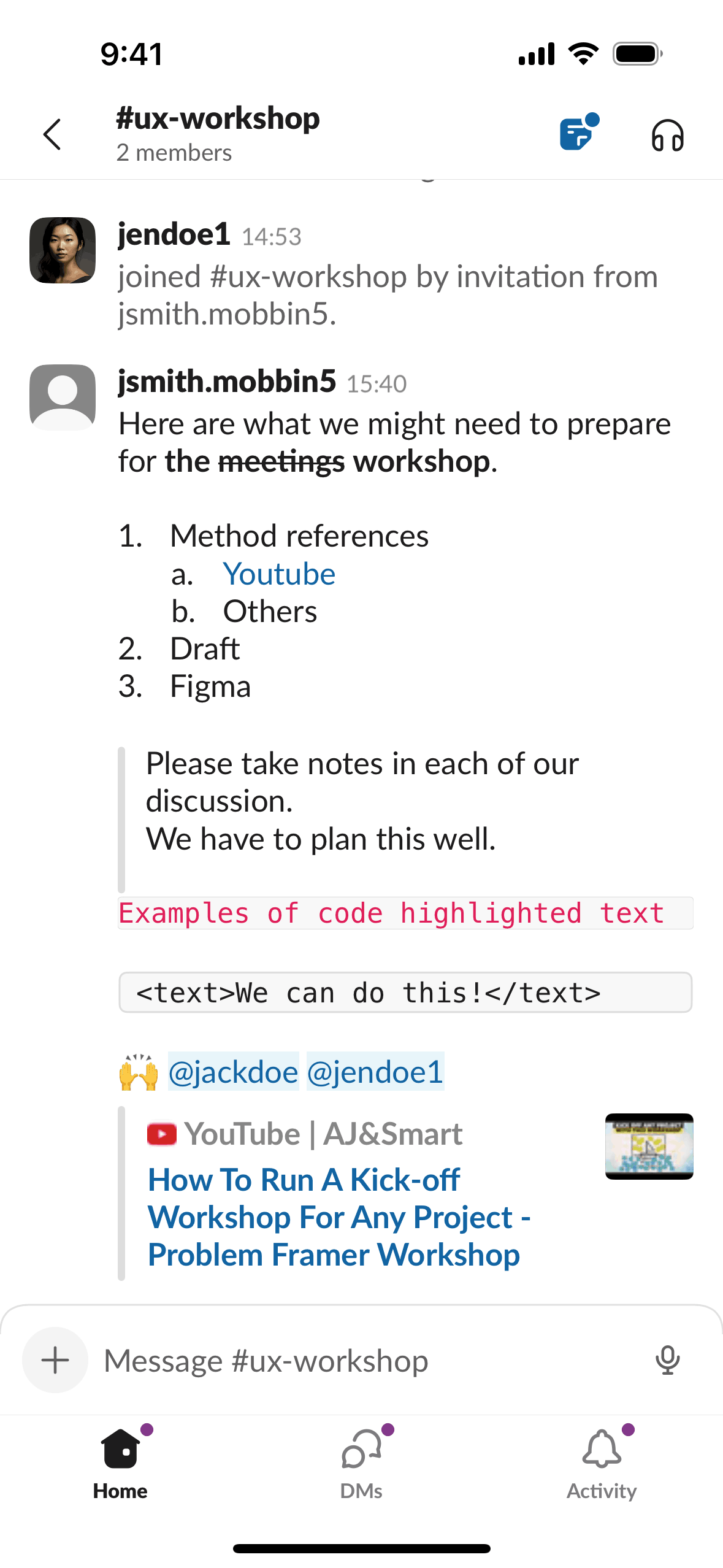 Slack iOS Business interface screenshot 4
