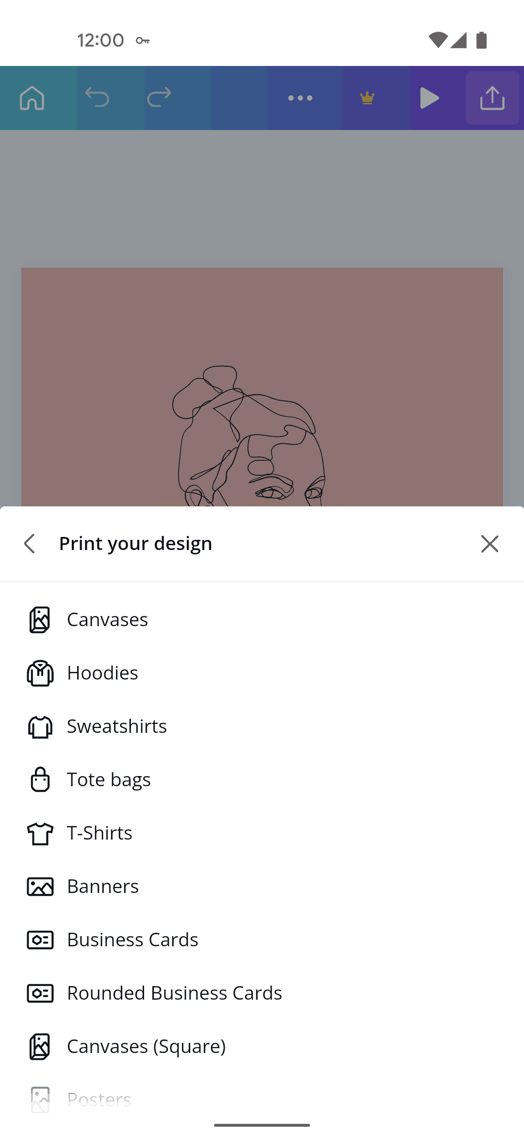 Canva Android Photo & Video interface screenshot 13