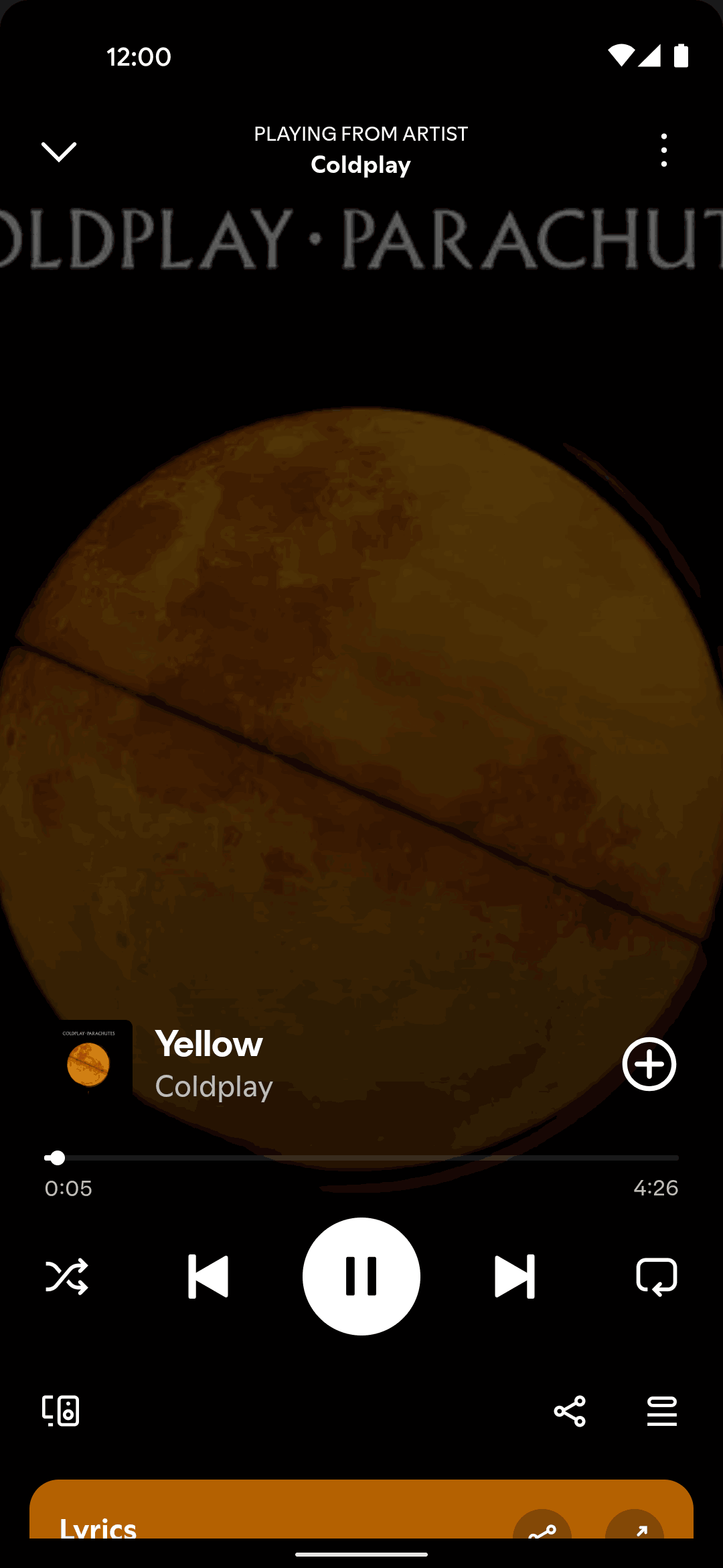 Spotify Android Music & Audio interface screenshot 17