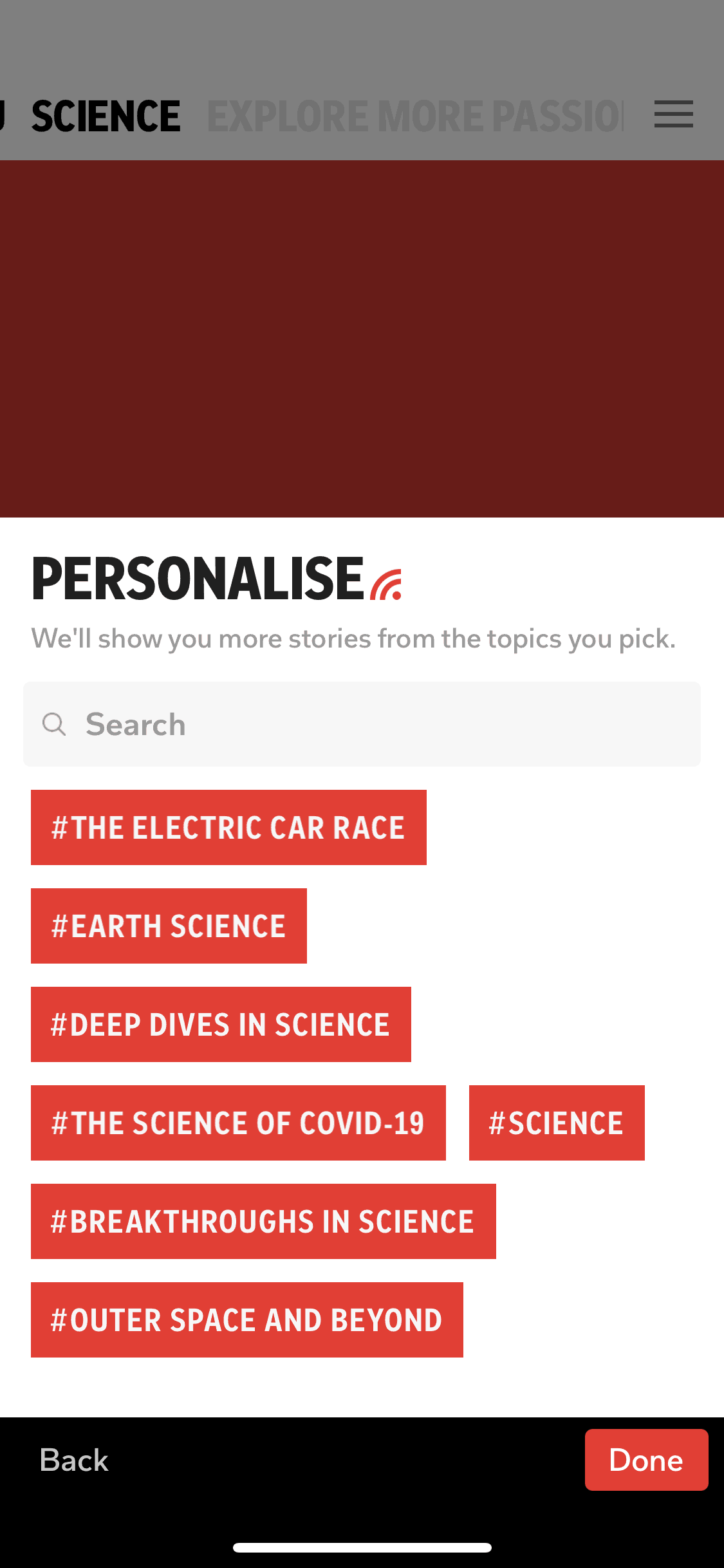 Flipboard iOS News interface screenshot 19