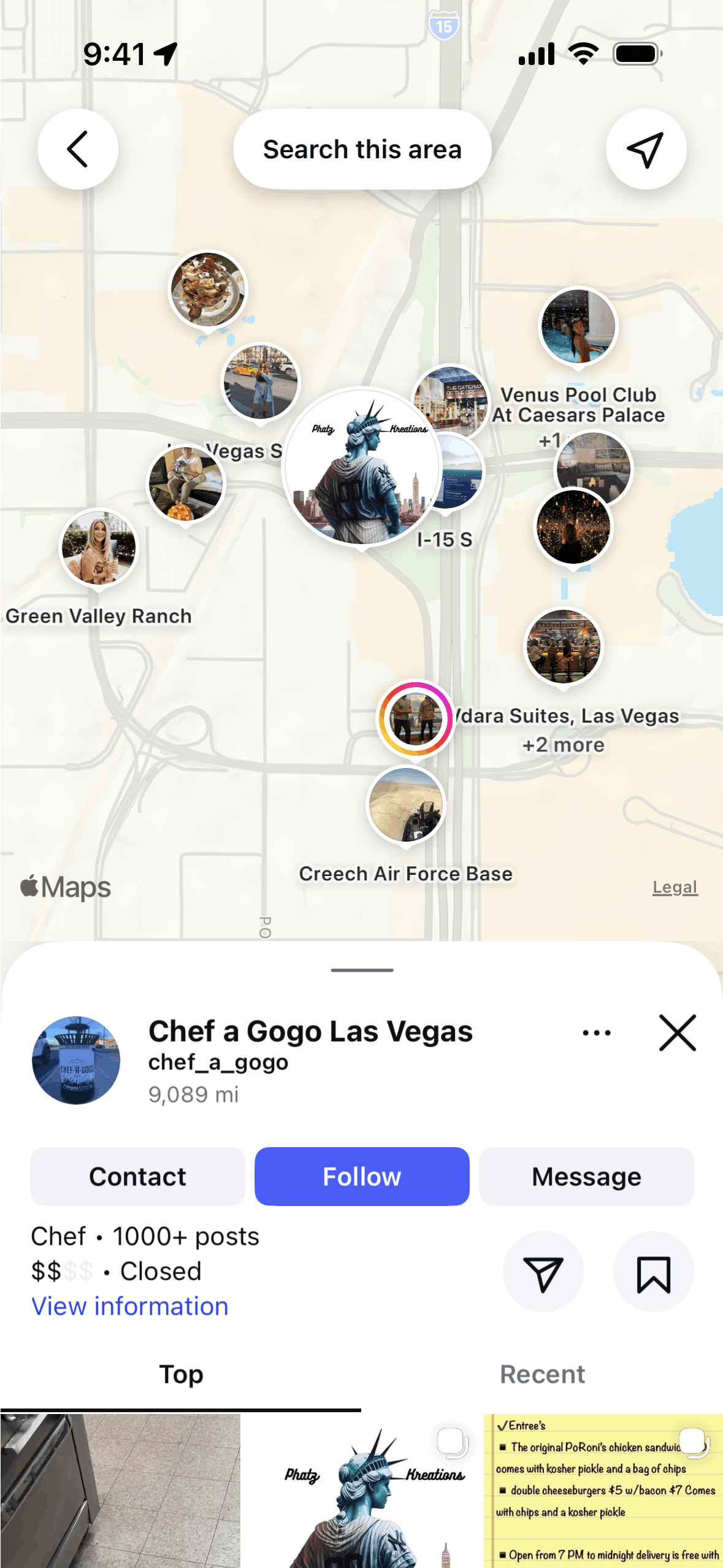 Instagram iOS Photo & Video interface screenshot 2