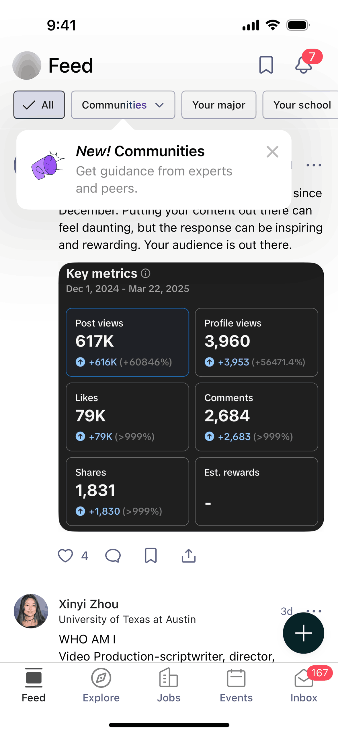 Handshake iOS Business interface screenshot 3
