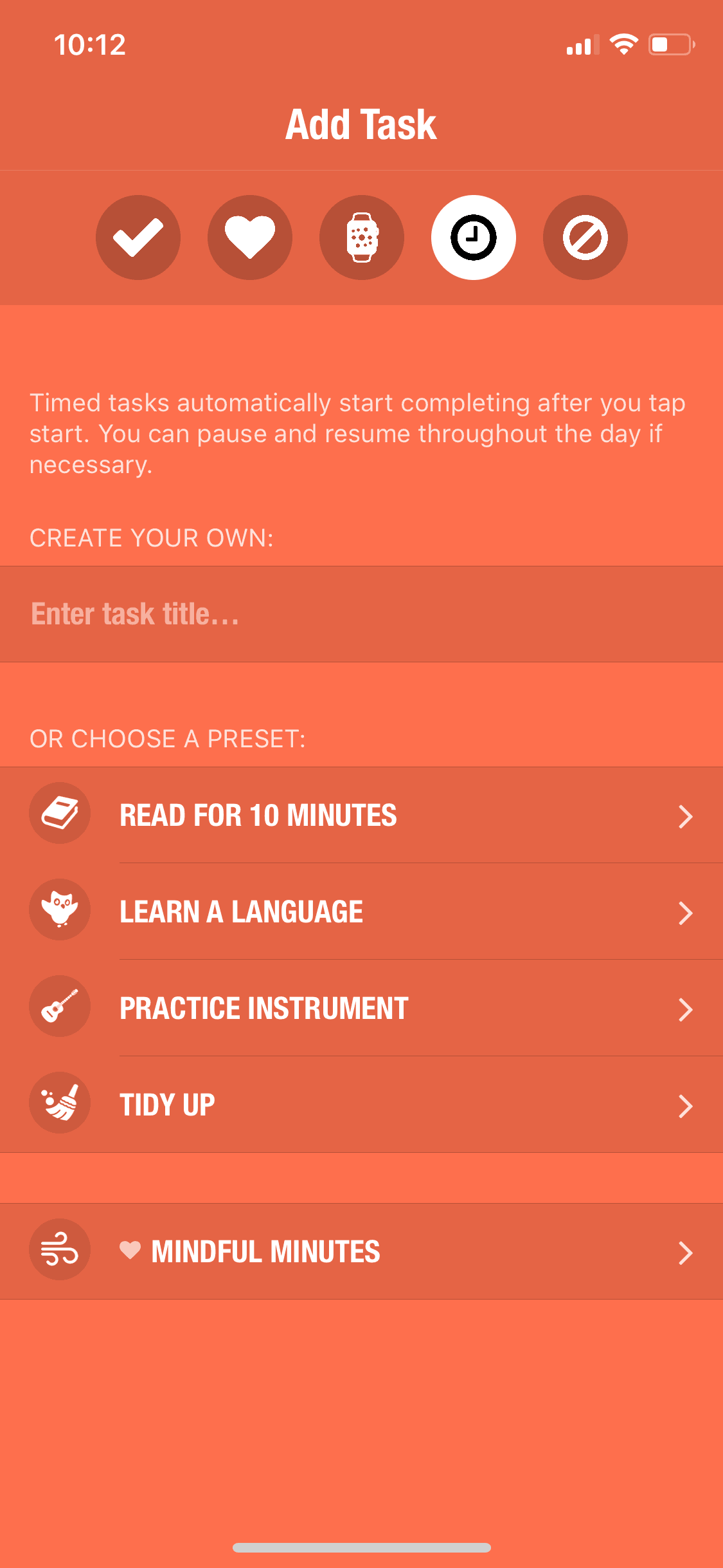 Streaks iOS Productivity interface screenshot 10