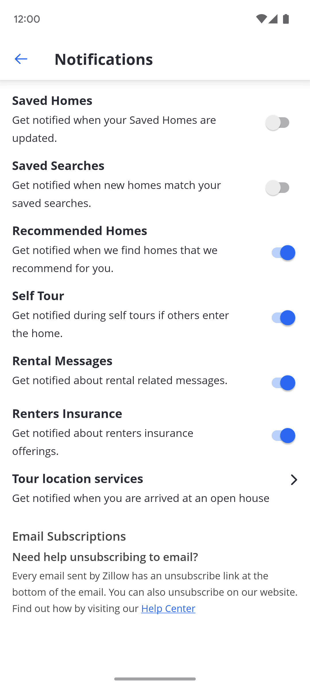 Zillow Android Real Estate interface screenshot 17