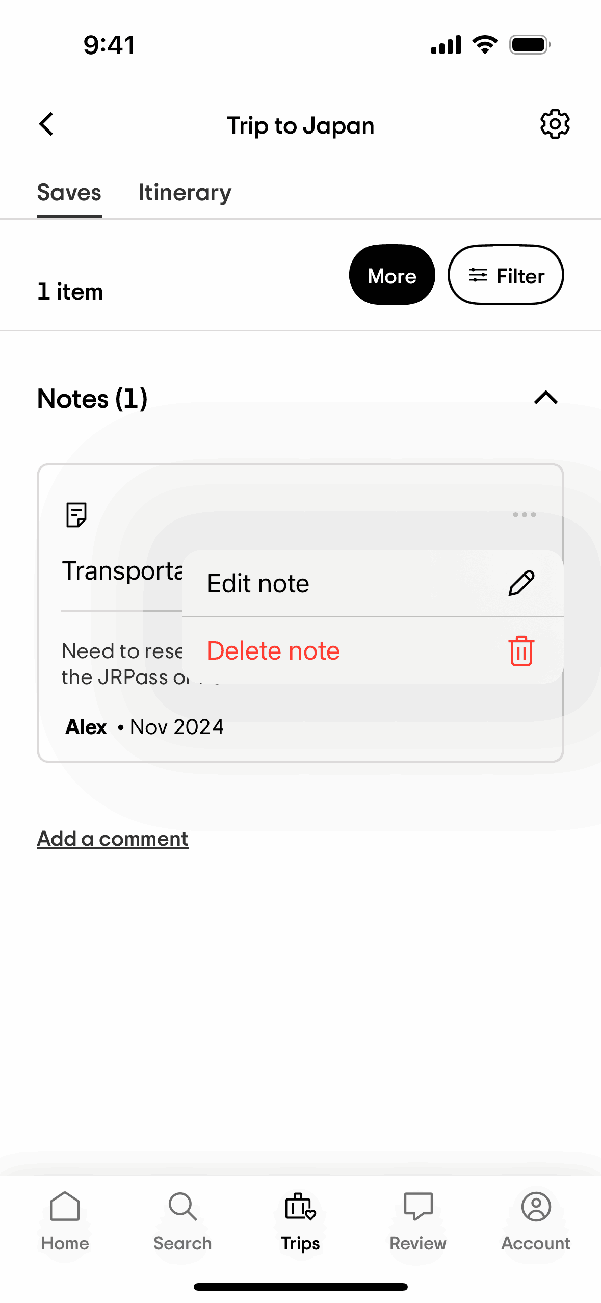 Tripadvisor iOS Travel & Transportation interface screenshot 23