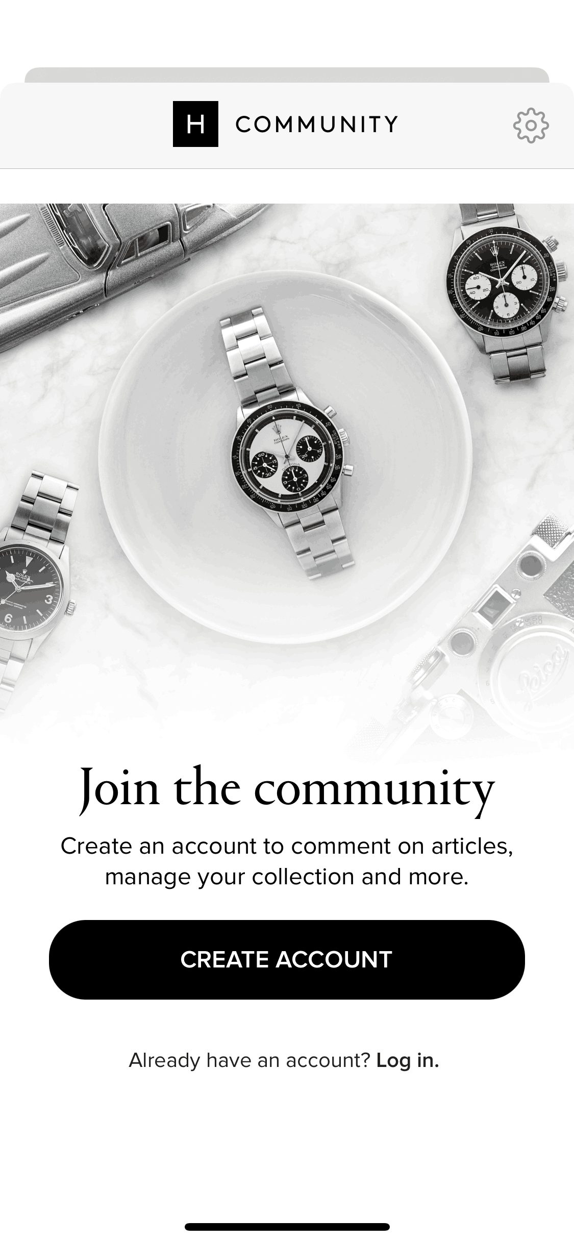 HODINKEE iOS Lifestyle interface screenshot 11