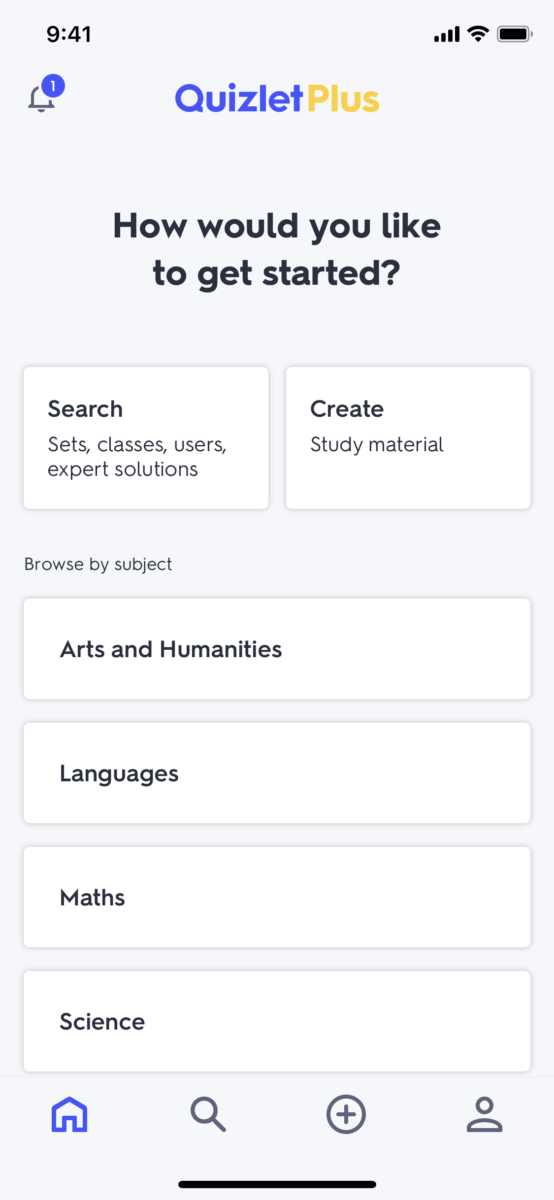 Quizlet iOS Education interface screenshot 2