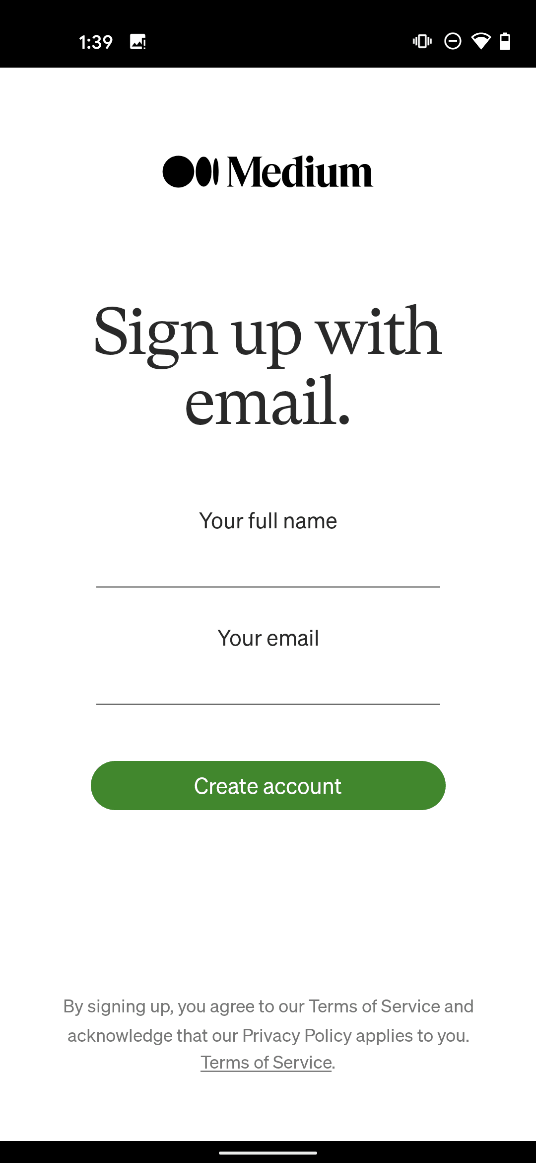 Medium Android News interface screenshot 4