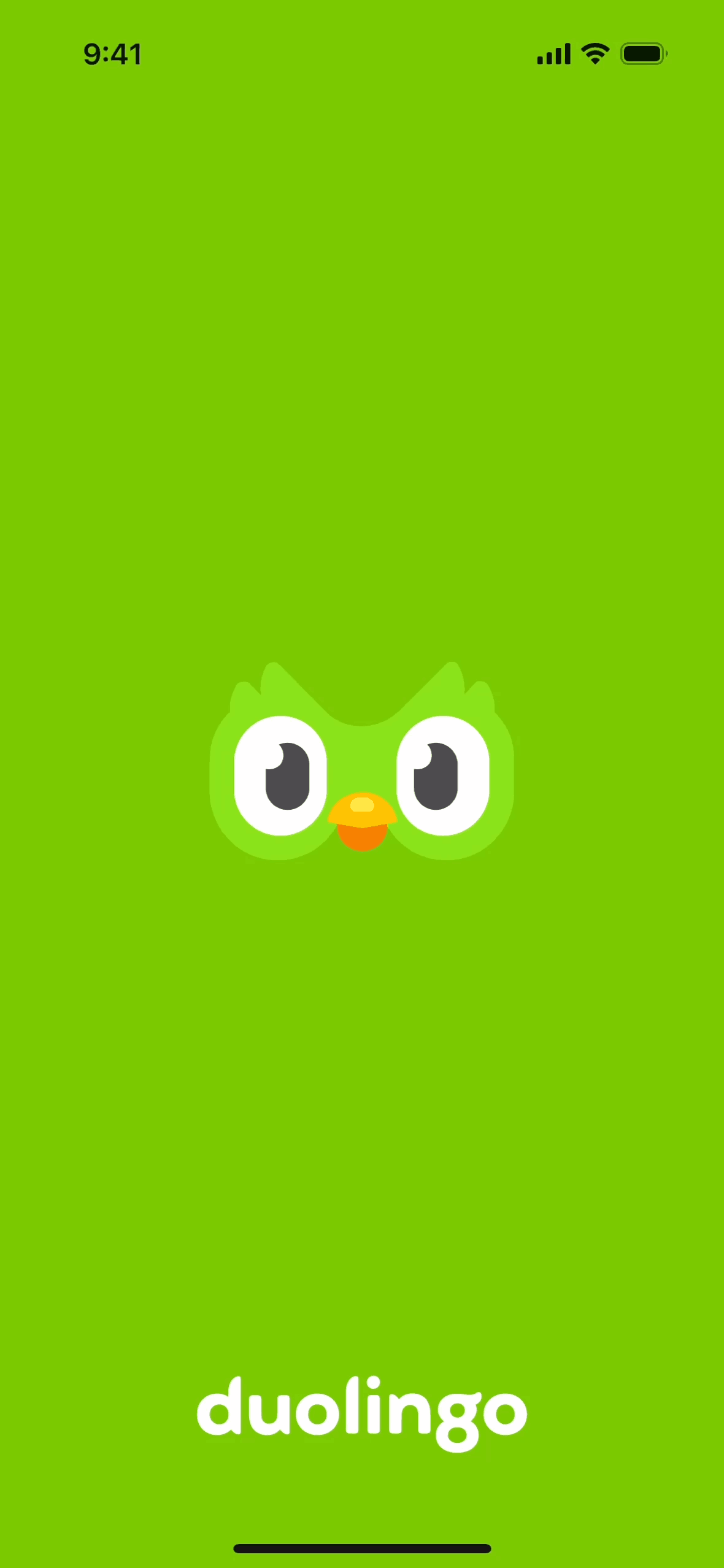 Duolingo iOS Education interface screenshot 1