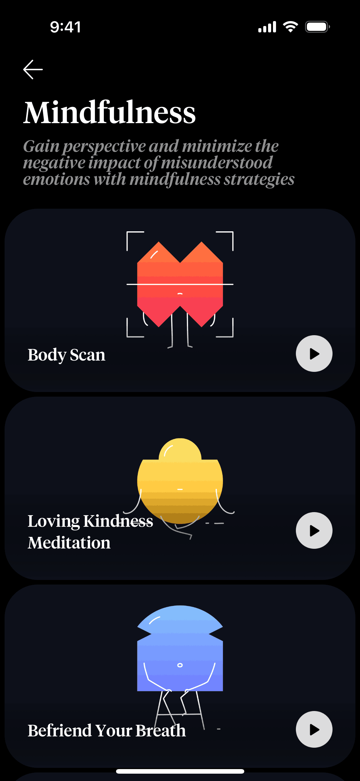 How We Feel iOS Health & Fitness interface screenshot 3